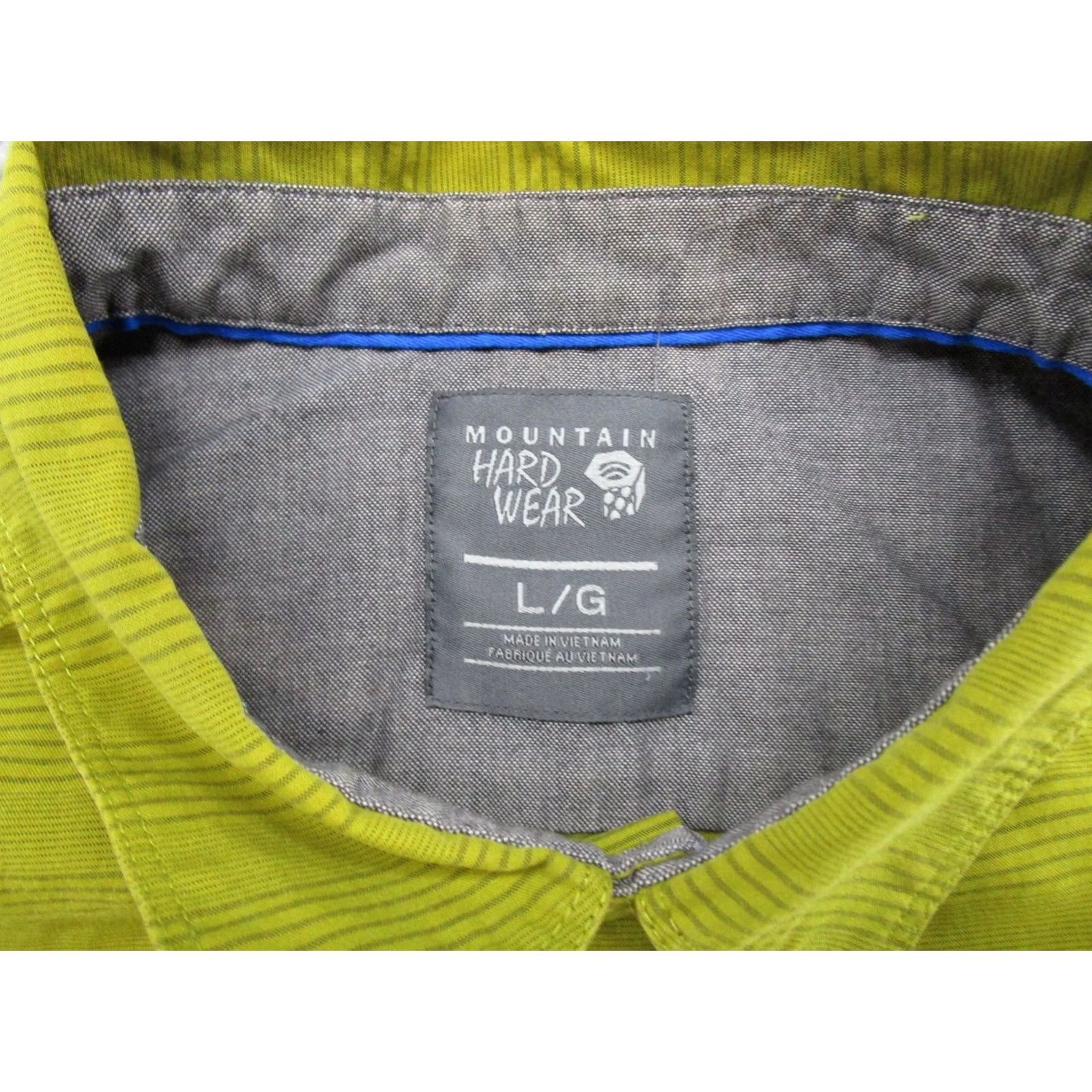 Mountain Hardwear Mountain Hardwear Shirt Men L Green Short Sleeve Button-Up Outdoor Collared Cotton Woven Vintage No Size US L / EU 52-54 / 3 - 2 Thumbnail
