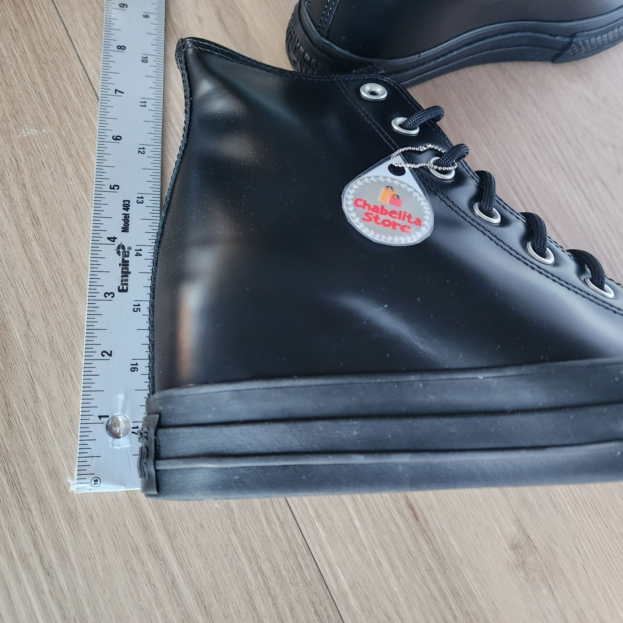 Converse ✨Converse Chuck Taylor Wedge Platform Leather Sz 10.5 Womens Size US 10.5 / IT 40.5 - 6 Thumbnail