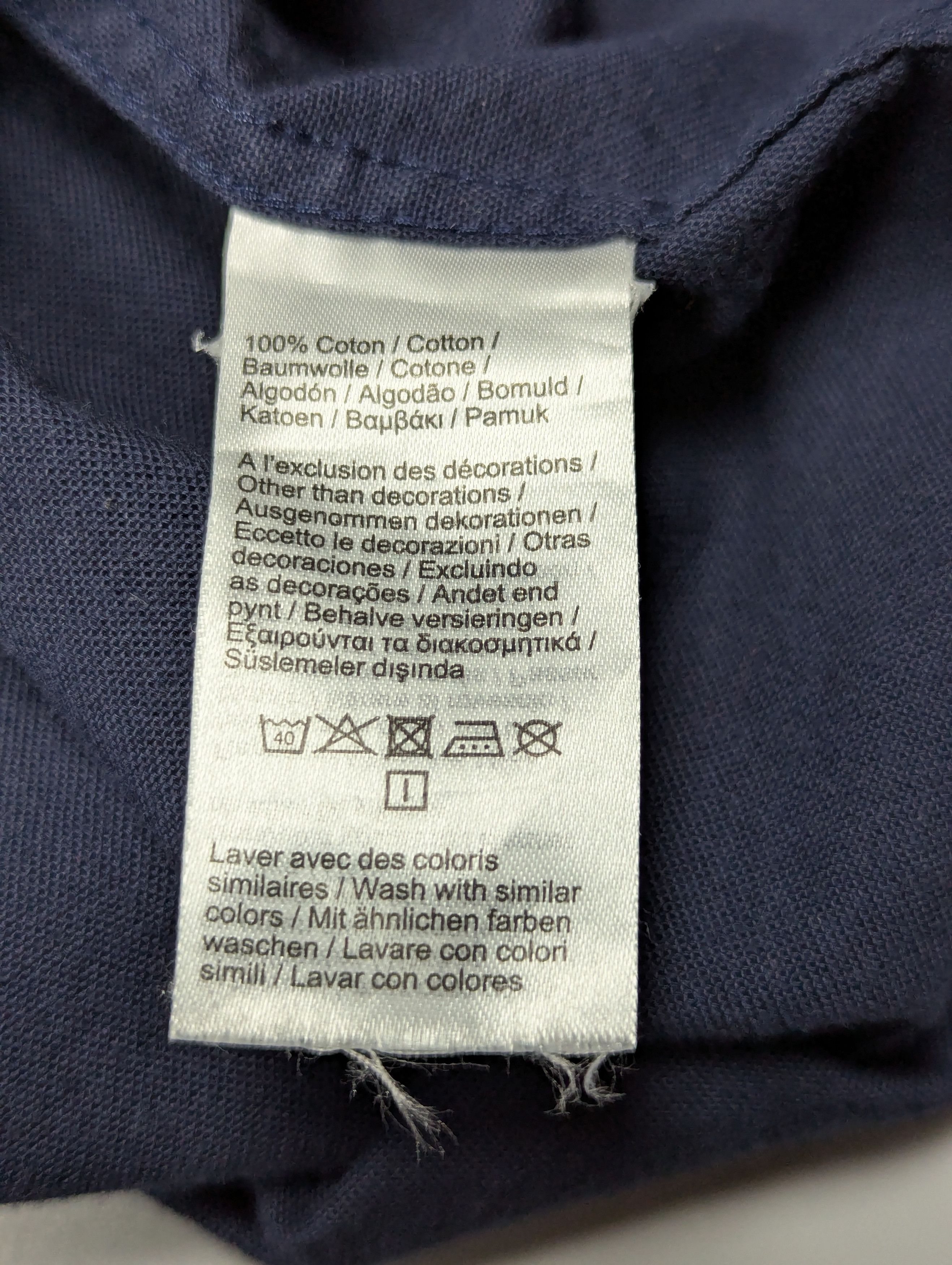 Lacoste LACOSTE Men's Loose Dark Blue Button Down Shirt Size US XL / EU 56 / 4 - 7 Thumbnail