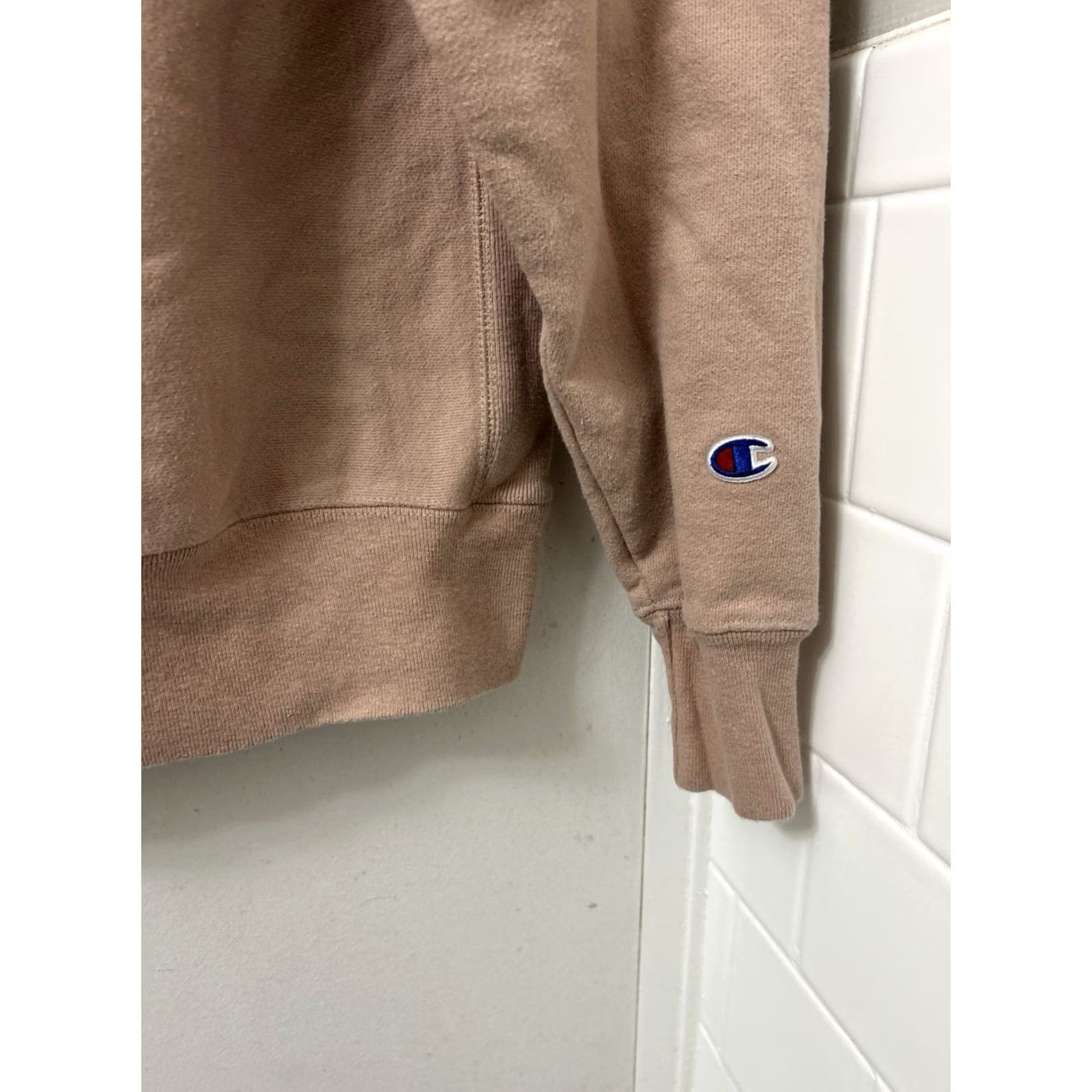 Champion Champion Reverse Weave Crewneck Sweatshirt Mens S Dusty Rose Pink Pullover L/S Baseball? Size US S / EU 44-46 / 1 - 6 Thumbnail