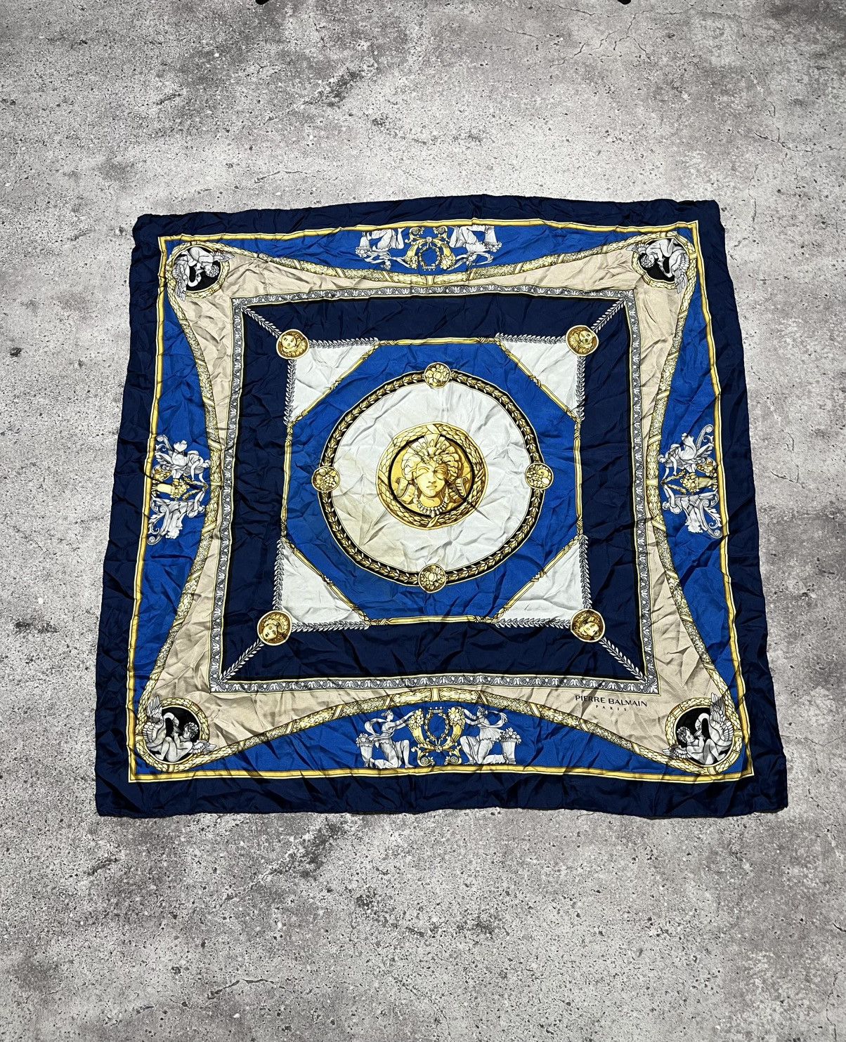 Pierre Balmain Vintage Pierre BALMAIN Paris SILK scarf Size ONE SIZE - 1 Thumbnail