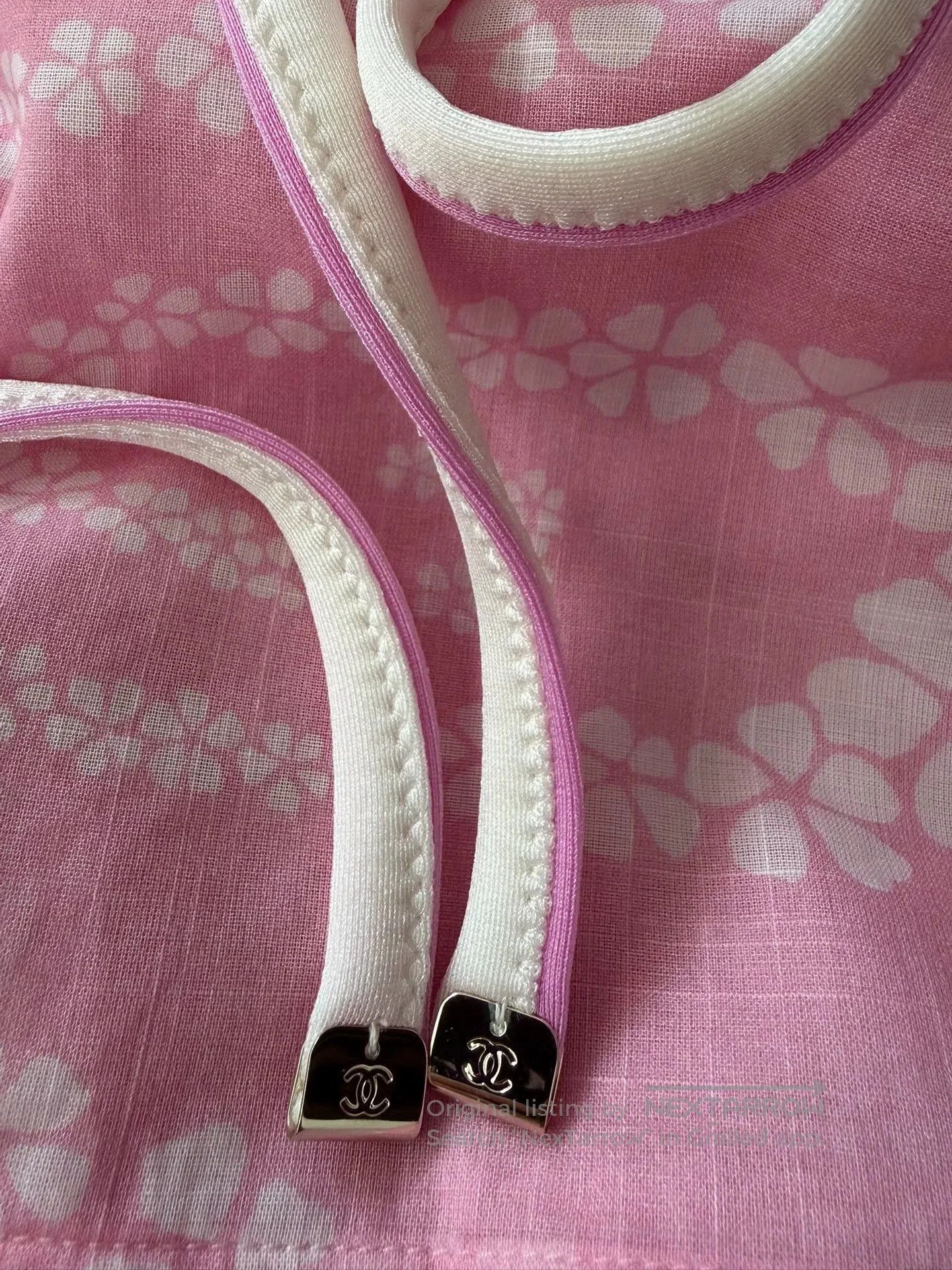 Chanel Chanel Coco Beach Pink Halter Top. Size US S / EU 44-46 / 1 - 4 Thumbnail