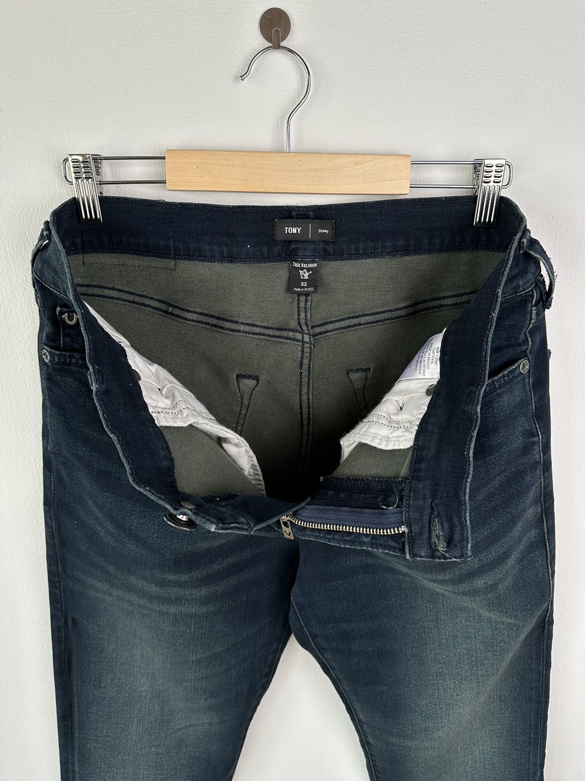 True Religion TRUE RELIGION Tony Skinny Denim Pants Jeans Size US 32 / EU 48 - 16 Thumbnail