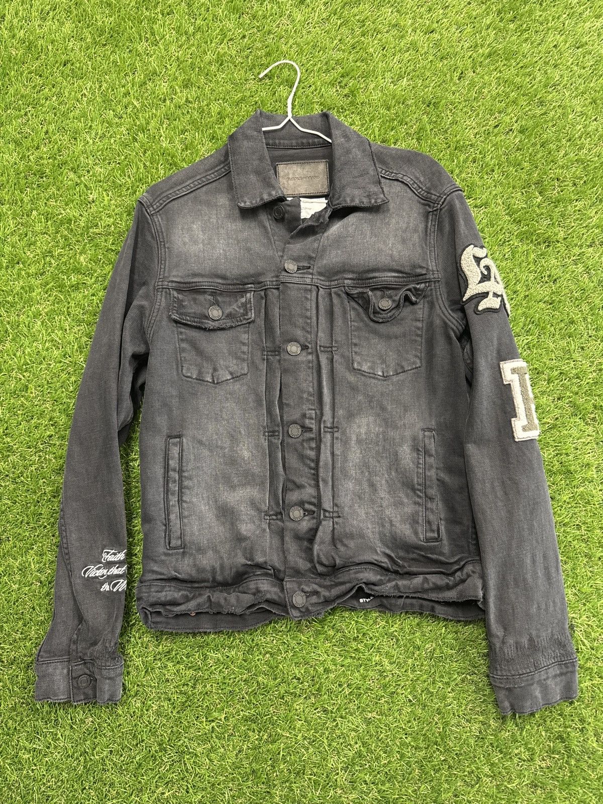 Purple Brand PURPLE BRAND PATCHWORK DENIM JACKET Size US M / EU 48-50 / 2 - 1 Thumbnail