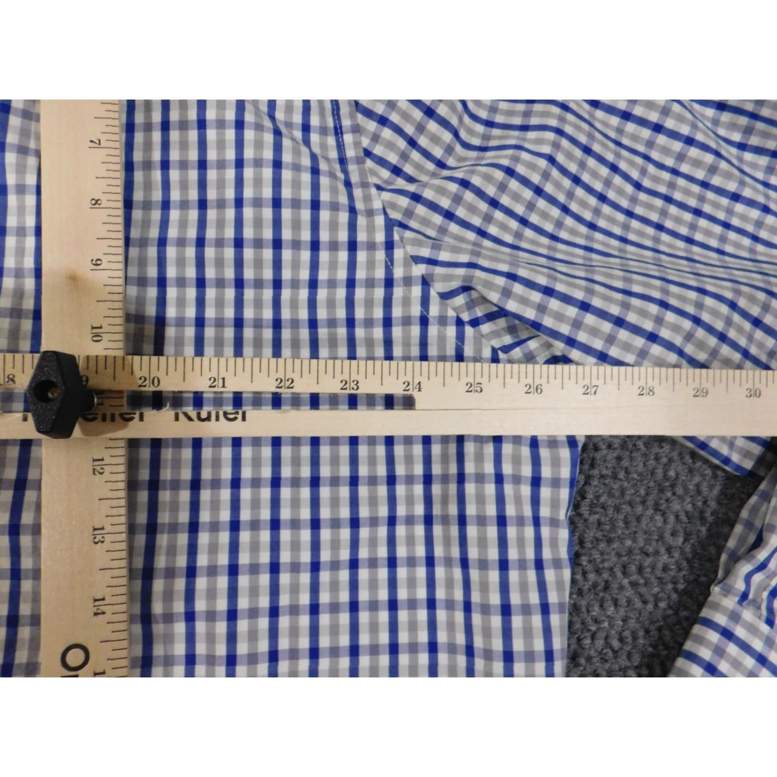 UNTUCKit UNTUCKit Shirt 3XL Long Sleeve Blue Mens Button-Up Collared Classic Business Casual Shirt Size US XXL / EU 58 / 5 - 4 Thumbnail