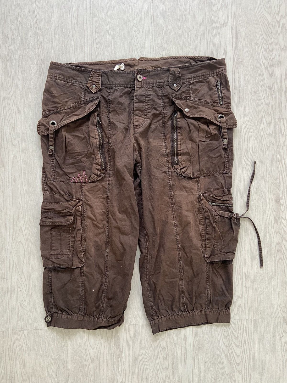 If Six Was Nine × Japanese Brand Vintage 2000’s South Tactical Cargo Shorts Pants Size US 40 / EU 56 - 1 Thumbnail