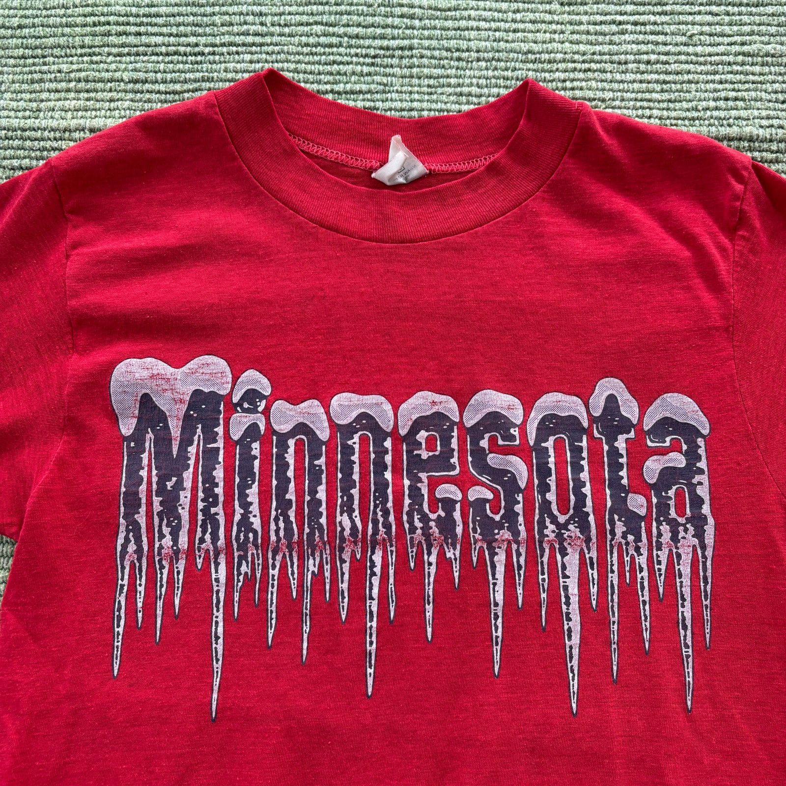 Vintage 1980s Single Stitched Minnesota Icicles Tee Shirt Sz S Size US S / EU 44-46 / 1 - 2 Thumbnail