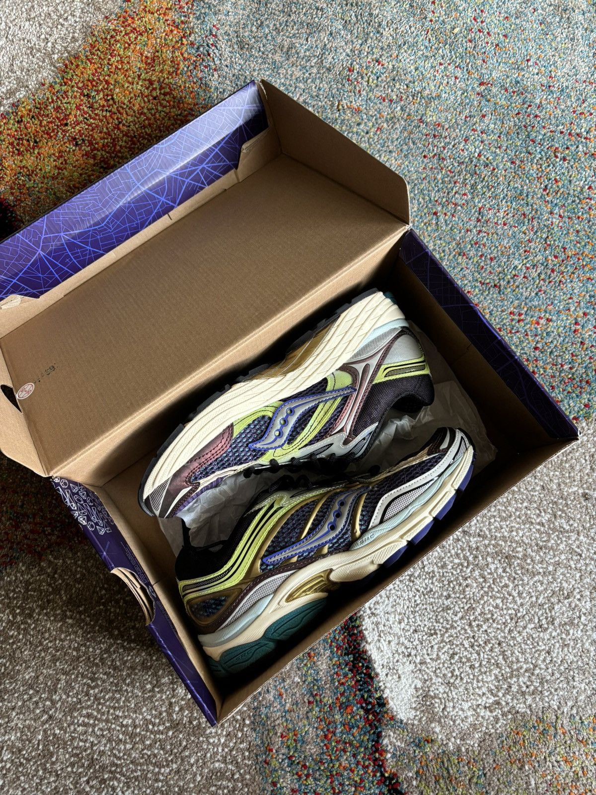 Saucony Saucony Progrid Omni 9 Crystal Cave Size US 7.5 / EU 40-41 - 5 Thumbnail