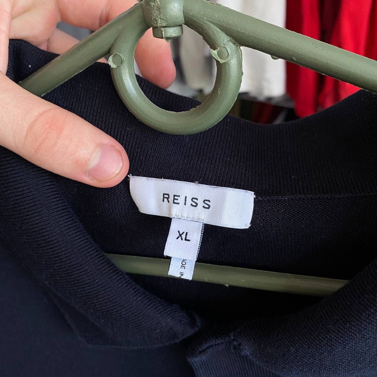 Designer × Reiss Designer Reiss Basic oldmoney luxury streetwear polo Size US XL / EU 56 / 4 - 3 Thumbnail