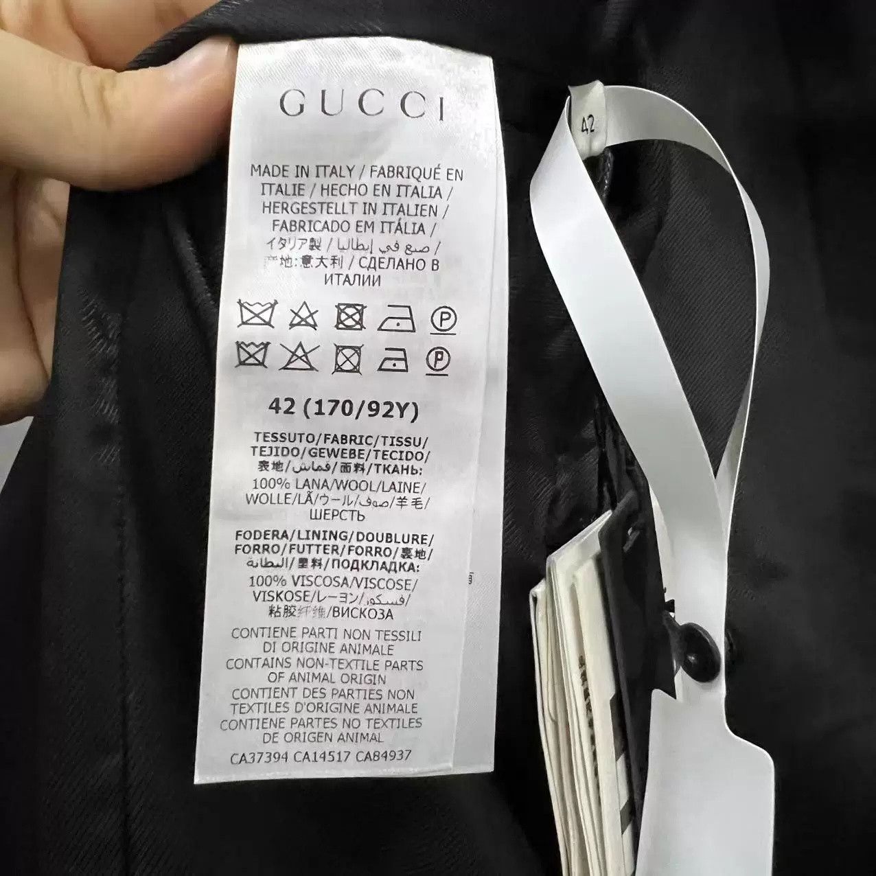 Gucci Gucci Black Coat Size 46 Size US S / EU 44-46 / 1 - 4 Thumbnail