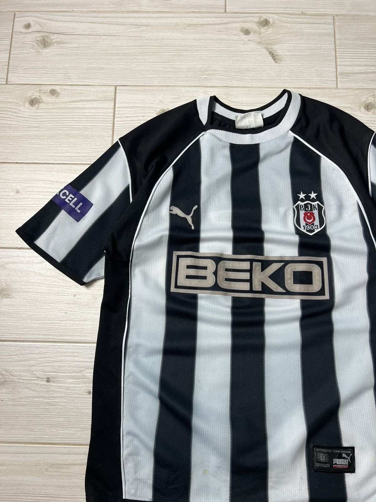 Adidas Vintage Puma Besiktas 2003-04 Soccer Away Kit Size US XS / EU 42 / 0 - 18 Thumbnail