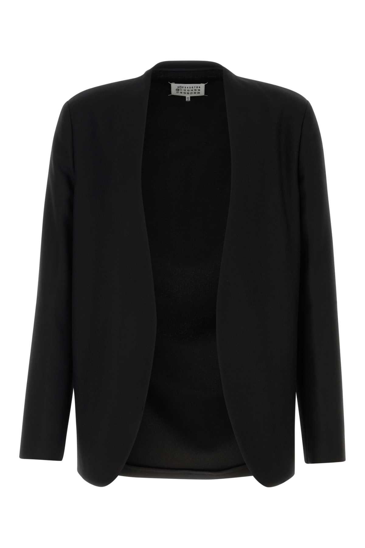 Maison Margiela Black Wool Blazer Size US XL / EU 56 / 4 - 1 Thumbnail