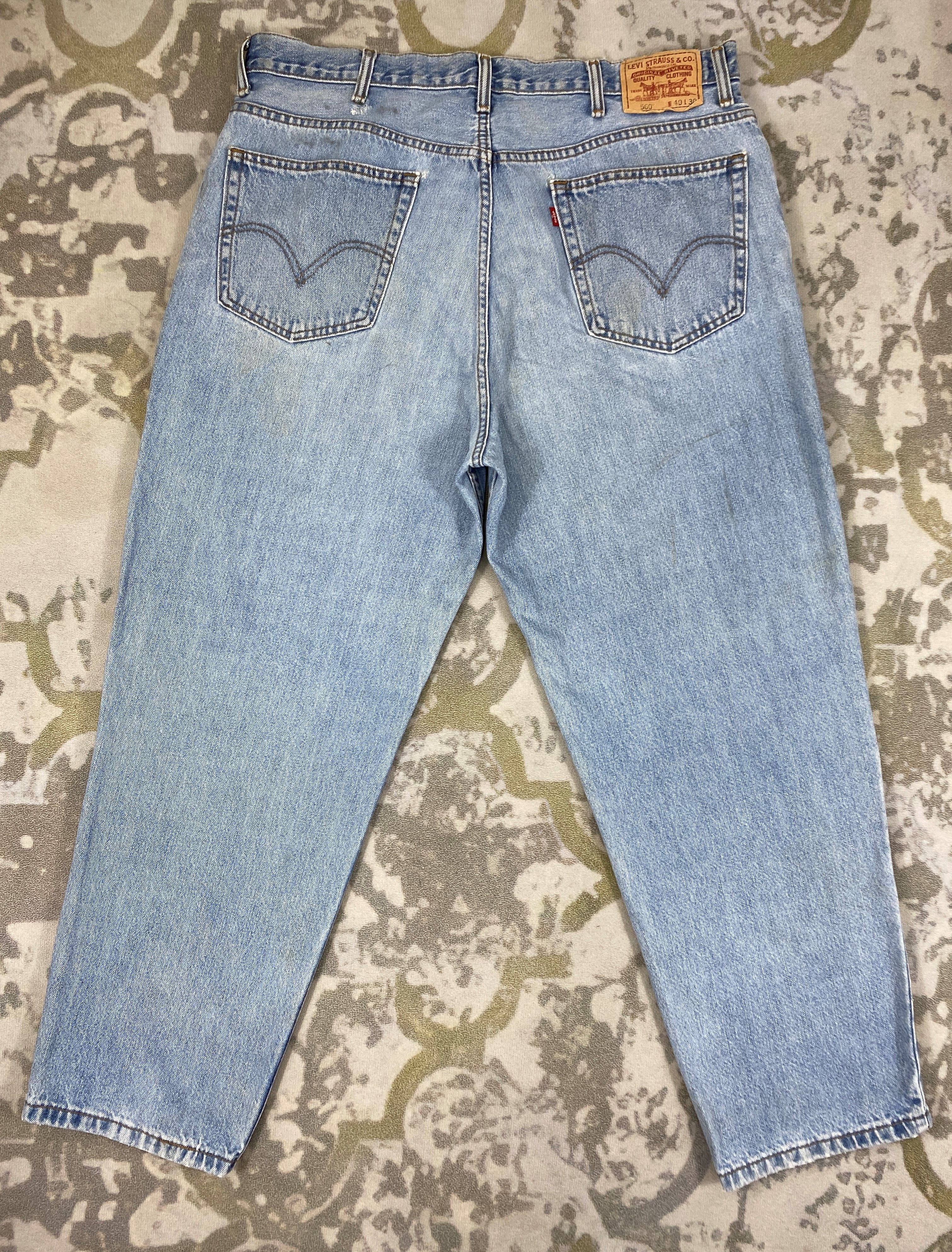 Levi's Light Wash Vintage Levi's 560 Jeans 39x29 Denim -JN842 Size US 39 - 2 Thumbnail