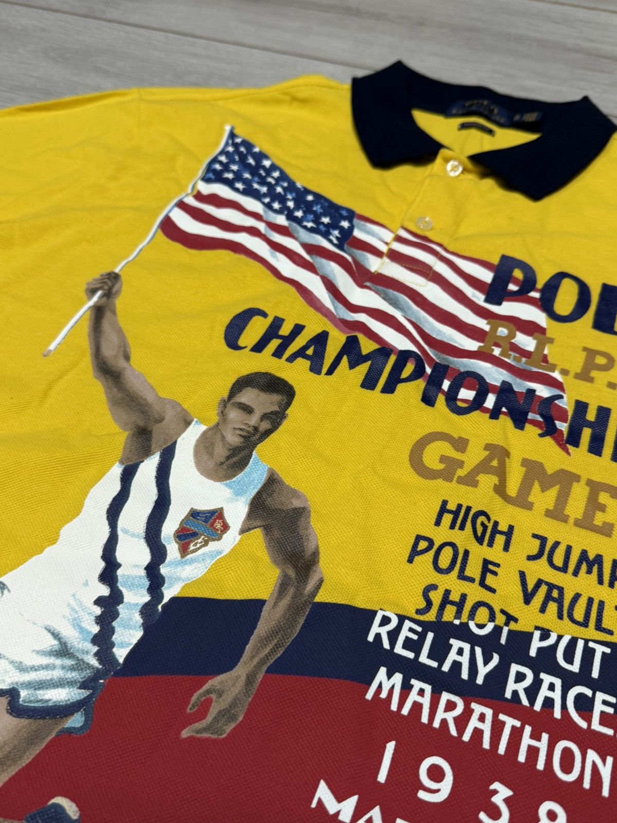 Polo Ralph Lauren Polo Ralph Lauren championship 1938 olympic shirt Size US XL / EU 56 / 4 - 4 Thumbnail