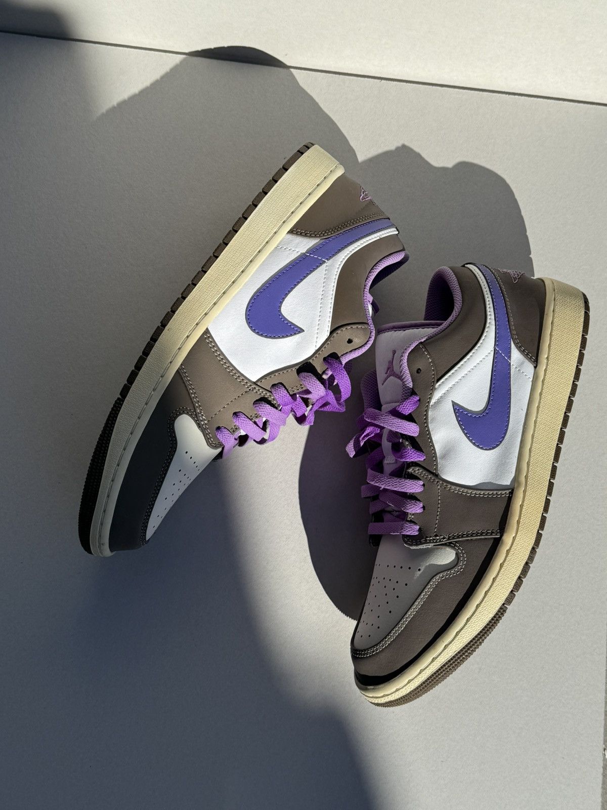 Jordan Brand (new+box) Custom Air Jordan 1 Low Men Sz 12 US (sun-dried) Size US 12 / EU 45 - 22 Thumbnail