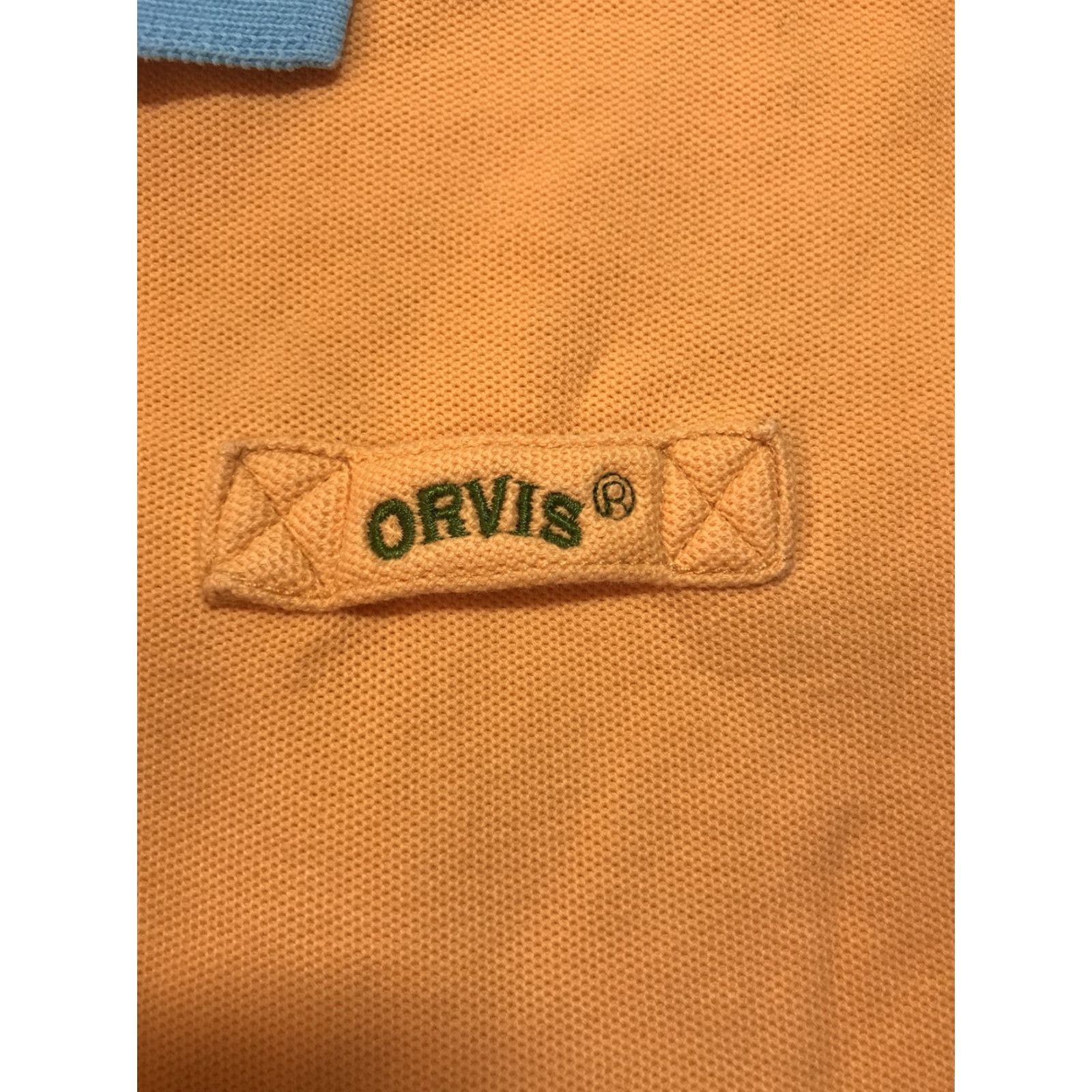 Orvis Orvis Fishing Polo Shirt Mens Large Multicolor Solid Short Sleeve Button Collar Outdoor Size US L / EU 52-54 / 3 - 4 Thumbnail