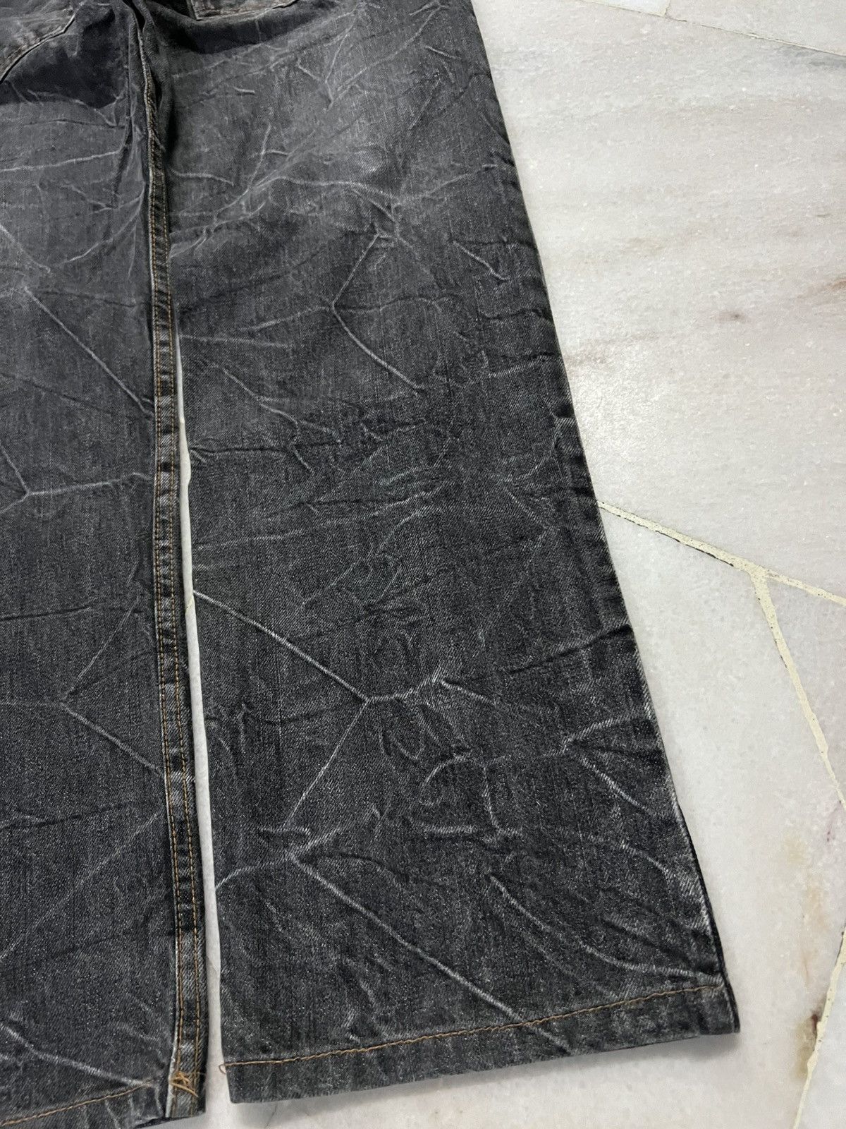 Japanese Brand Japanese Brand Nylaus Double Waist Faded Jean Size US 32 / EU 48 - 13 Thumbnail