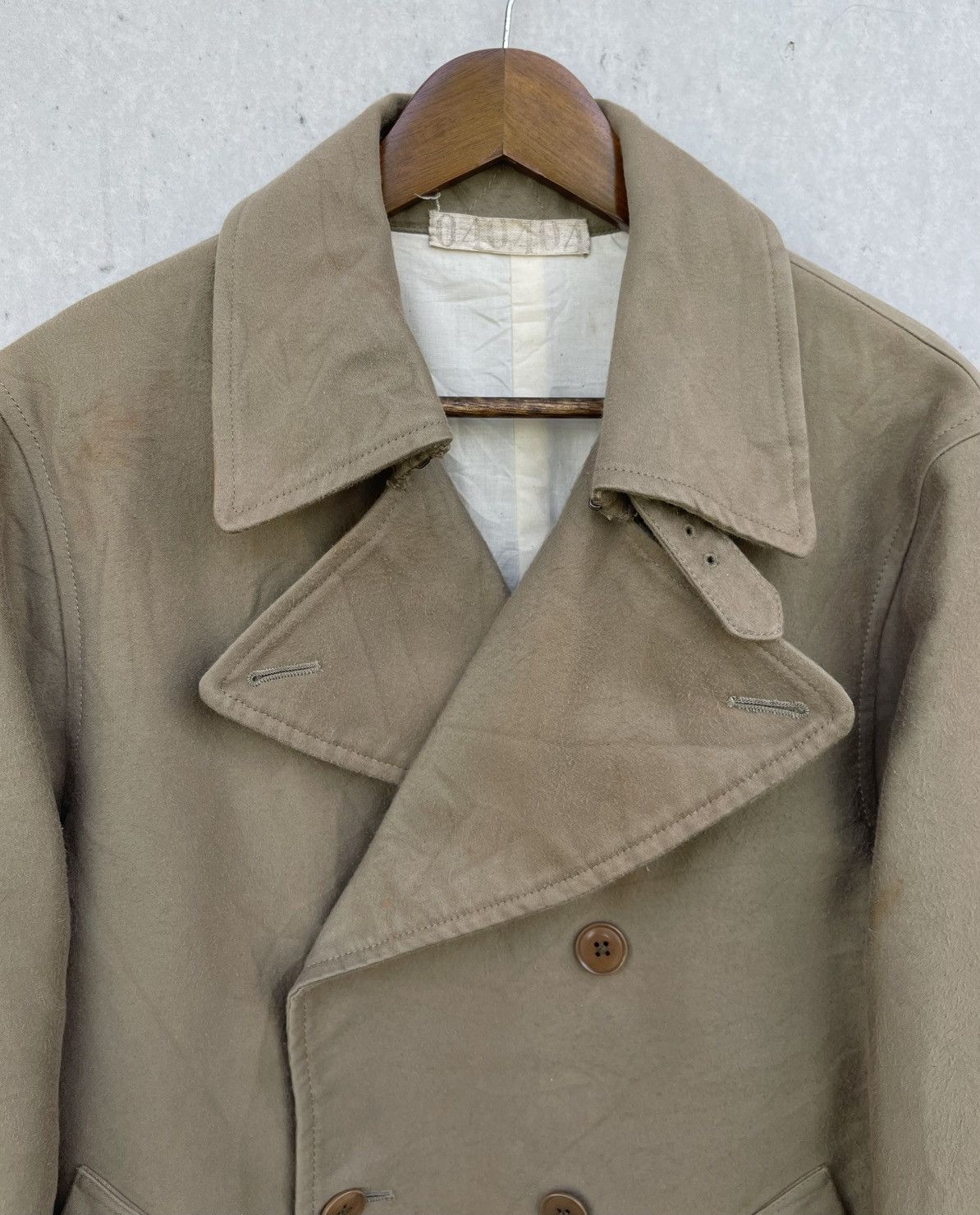 🔥VINTAGE 040404 JAPAN DOUBLE-BREASTED PEA COAT/JACKET