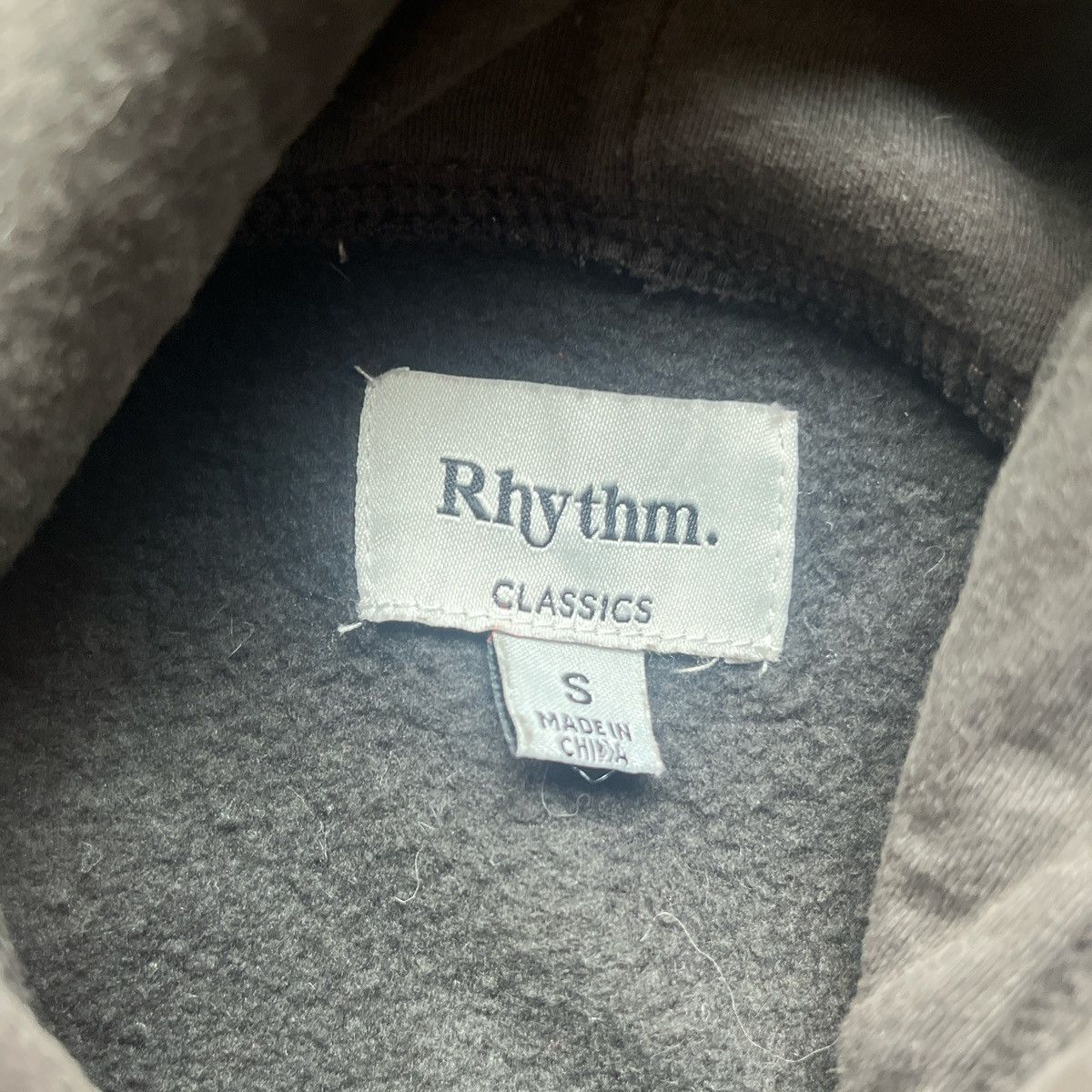 Rhythm Rhythm vintage black hoodie Size US S / EU 44-46 / 1 - 4 Thumbnail