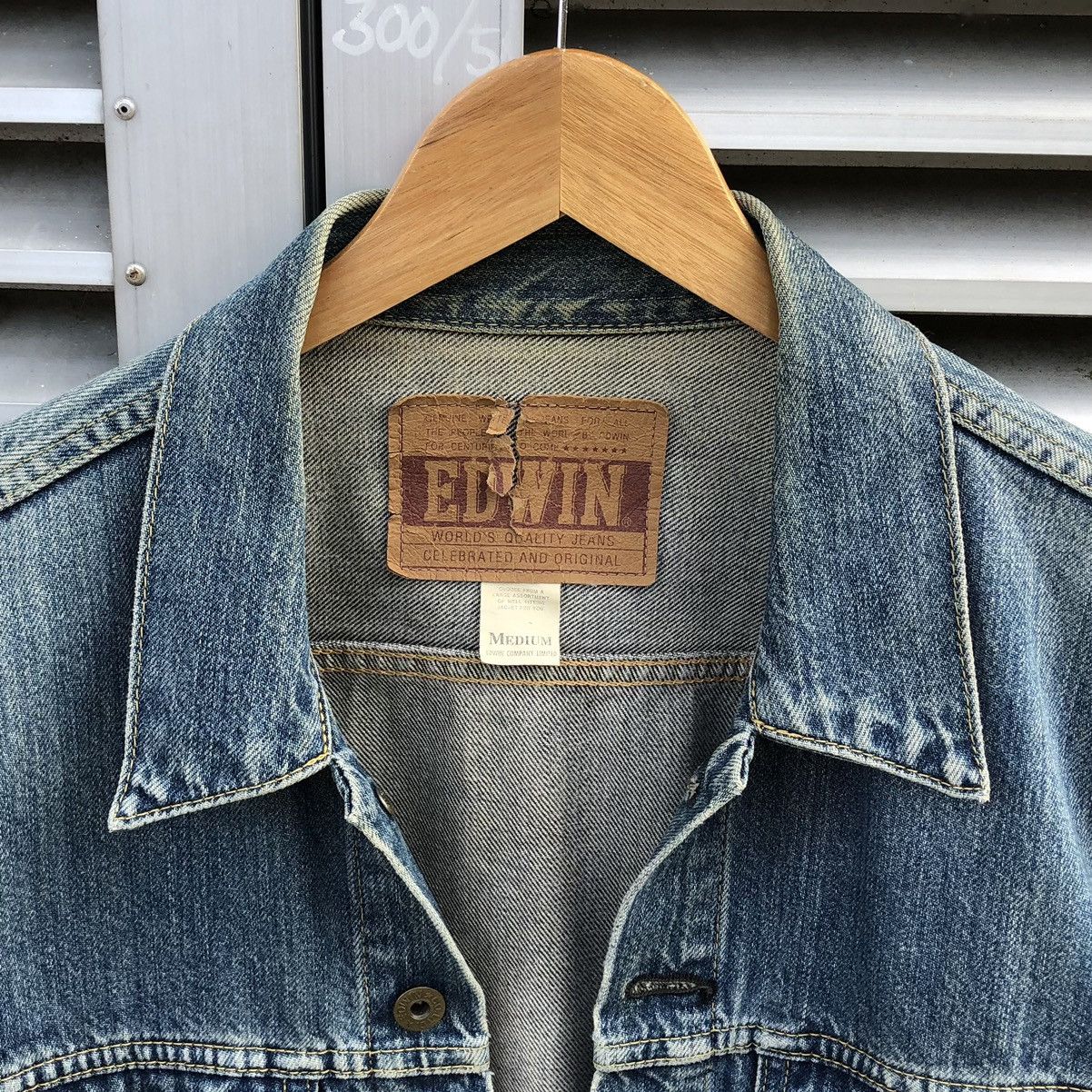 Edwin Vintage EDWIN Company Limited Denim Tracker Jacket Size US M / EU 48-50 / 2 - 12 Thumbnail