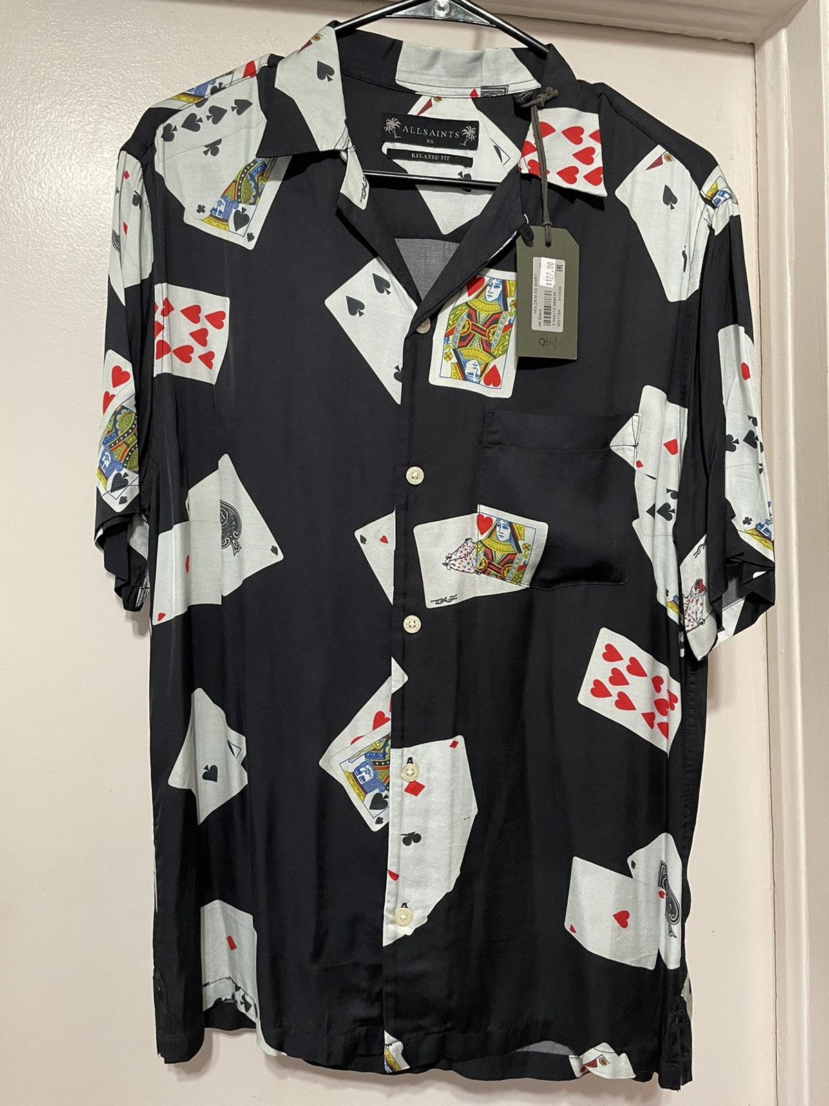 Allsaints ALLSAINTS Holdem SS Shirt Camp Collar Playing Cards Size XS Size US XS / EU 42 / 0 - 1 Thumbnail