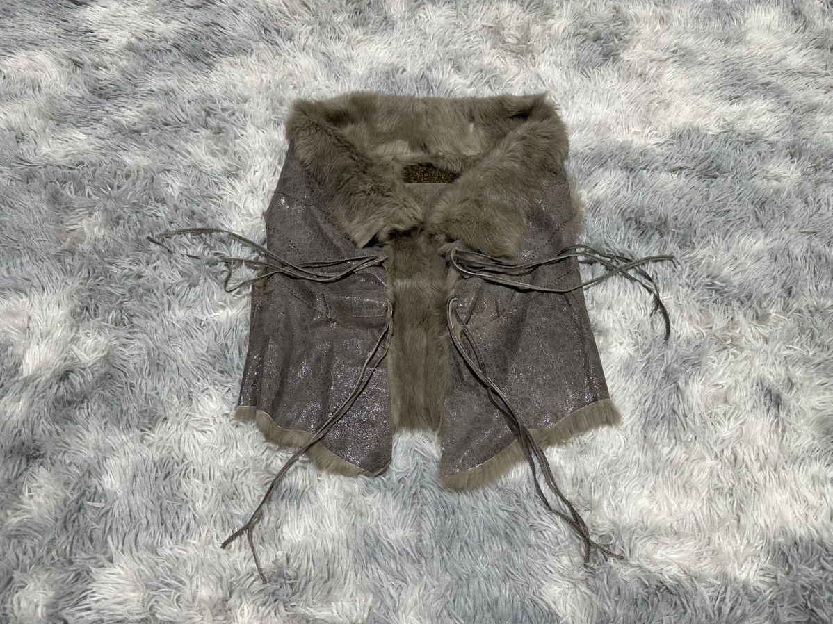 Japanese Brand 🔥Sick Y2K Garedia Bondage Fur Vest Size US M / EU 48-50 / 2 - 5 Thumbnail