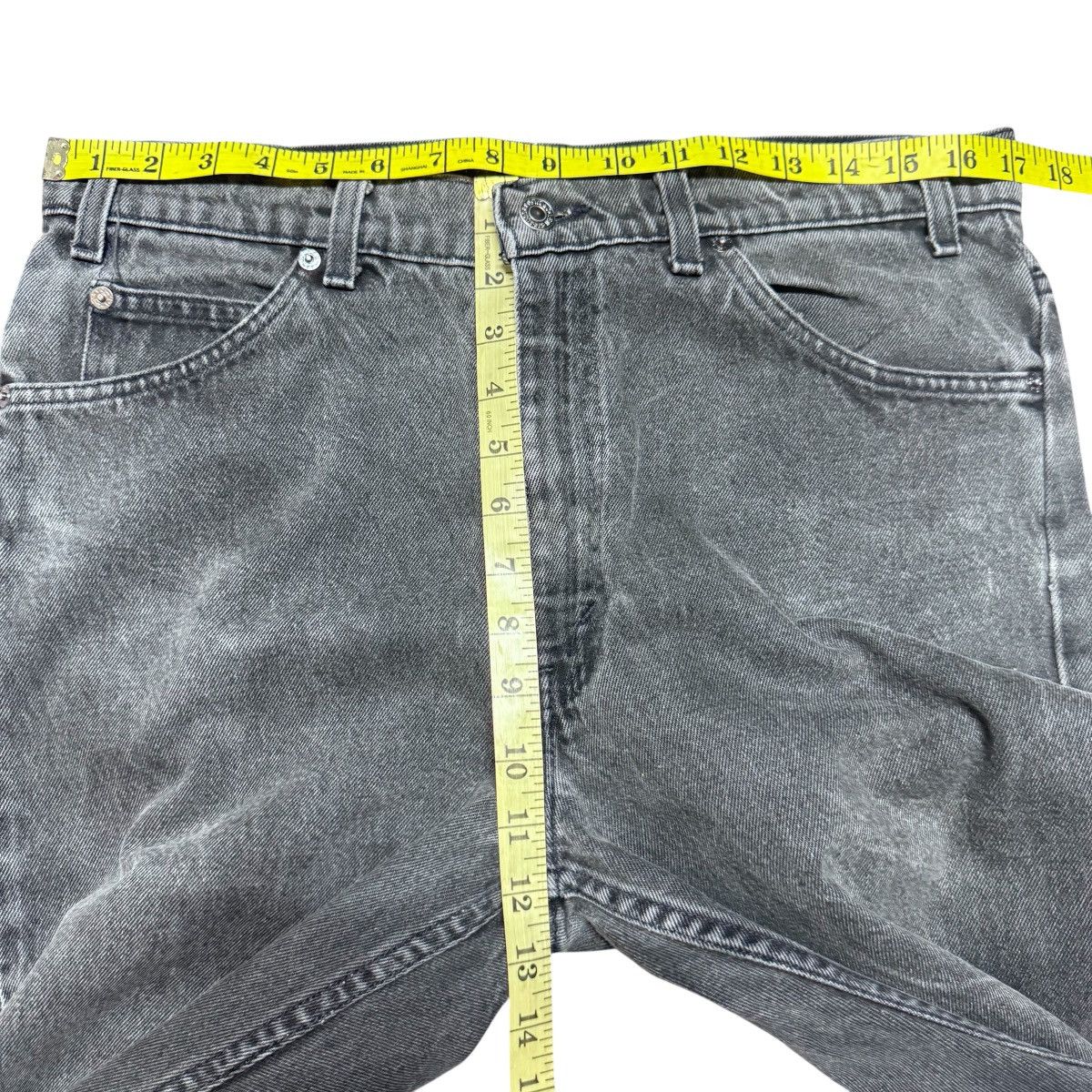 Levi's Vintage Levis 505 Black Faded Distressed Jeans Size US 34 / EU 50 - 18 Thumbnail