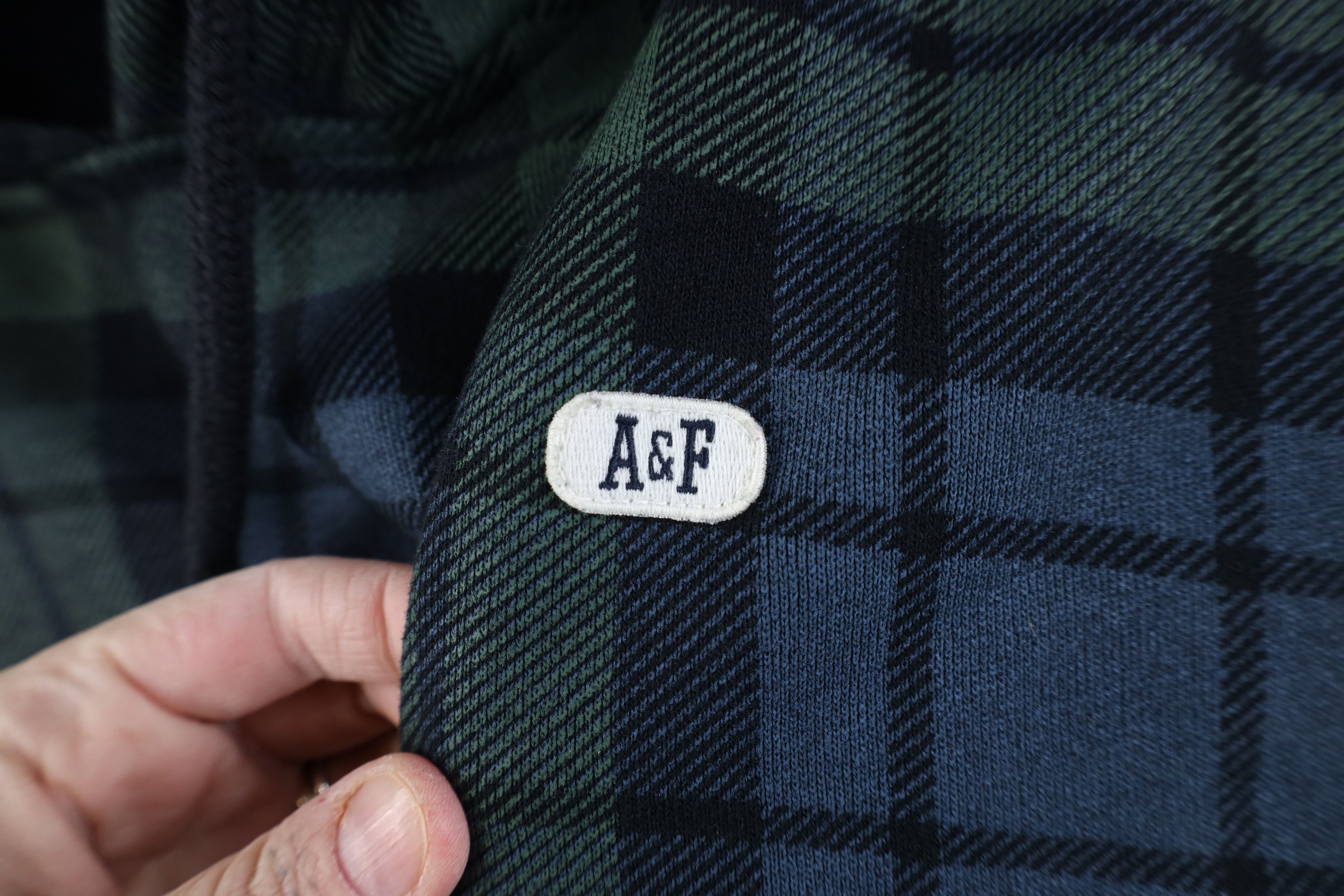 Abercrombie & Fitch Vintage Y2K Abercrombie & Fitch Cropped Hoodie Sweatshirt Size XS / US 0-2 / IT 36-38 - 4 Thumbnail