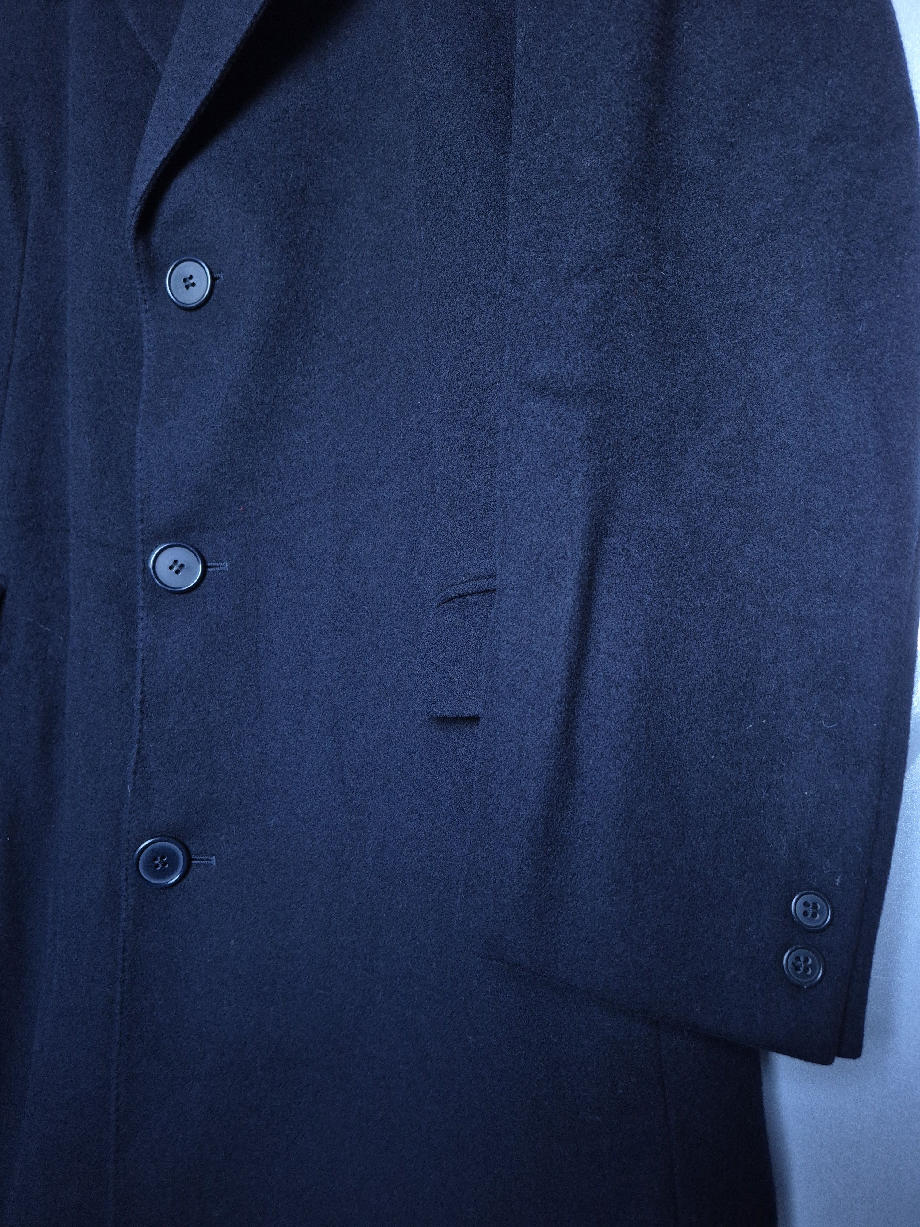Yves Saint Laurent Yves Saint Laurent Coat Wool Cashmere Size 52 Navyblue Size US L / EU 52-54 / 3 - 3 Thumbnail