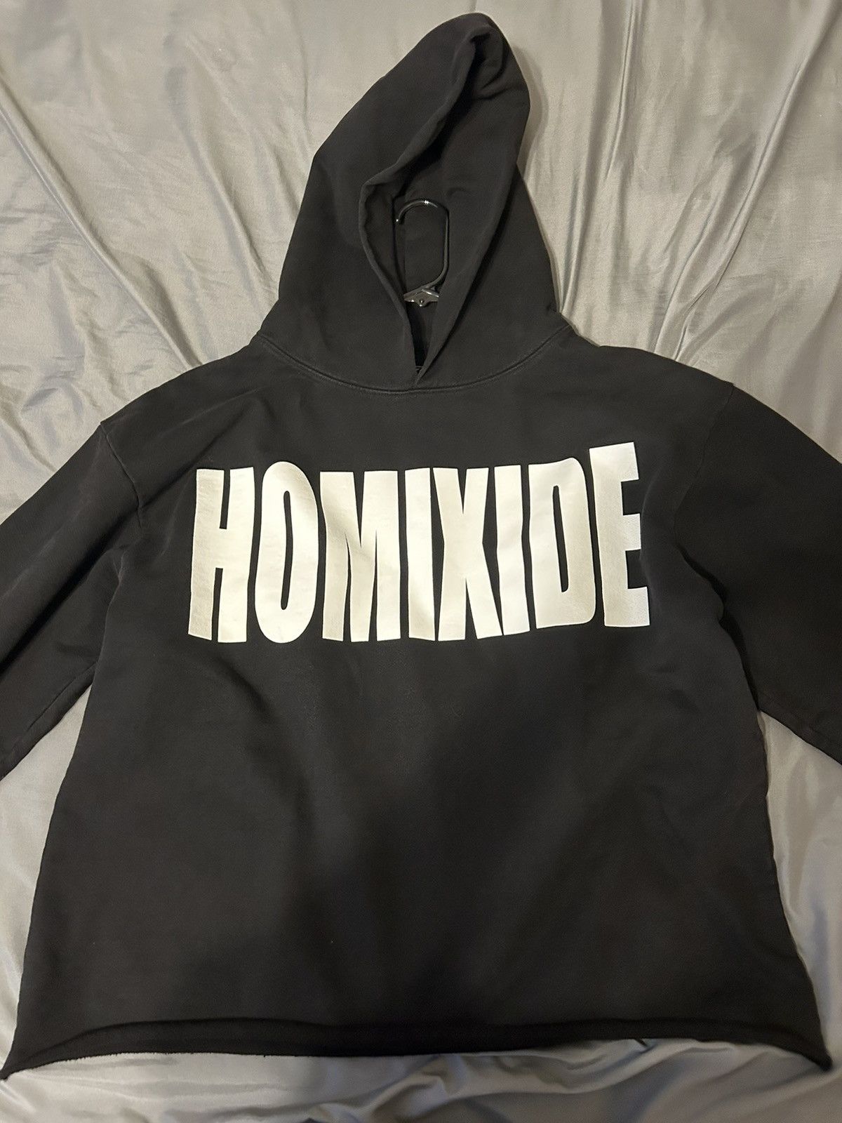 image of Destroy Lonely x Ken Carson Homixide Gang Blessed Hoodie in Black, Men's (Size 2XL)