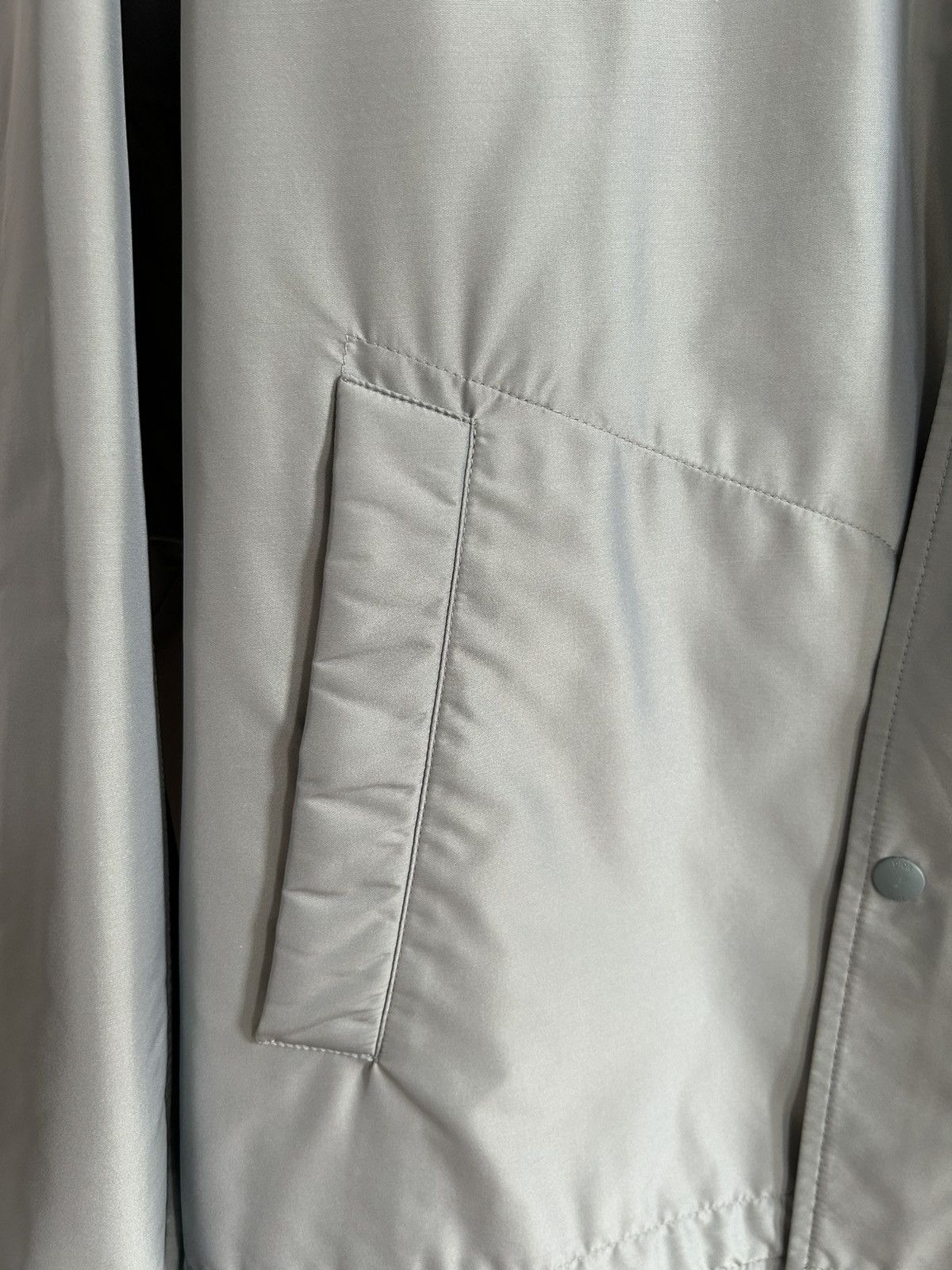 Dior Dior Mens Light Blue Silk Blouson Windbreaker size L/XL 52 Size US L / EU 52-54 / 3 - 5 Thumbnail
