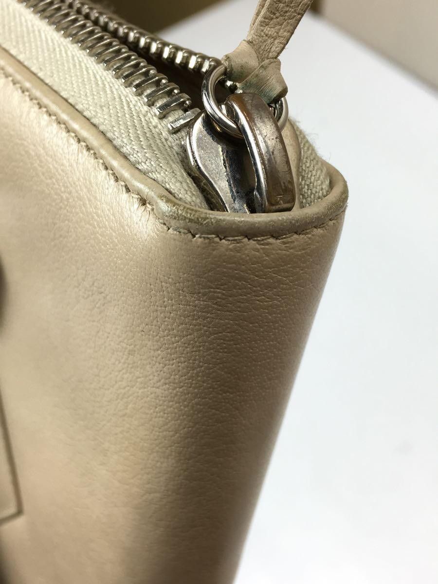 Balenciaga Balenciaga Leather Long Wallet Cream Size ONE SIZE - 9 Thumbnail