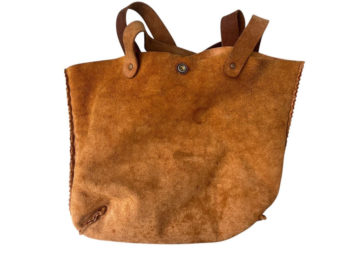 Leather Vintage Bia Baggio Japan Distressed Patina Leather Tote Bag Size ONE SIZE - 22 Thumbnail