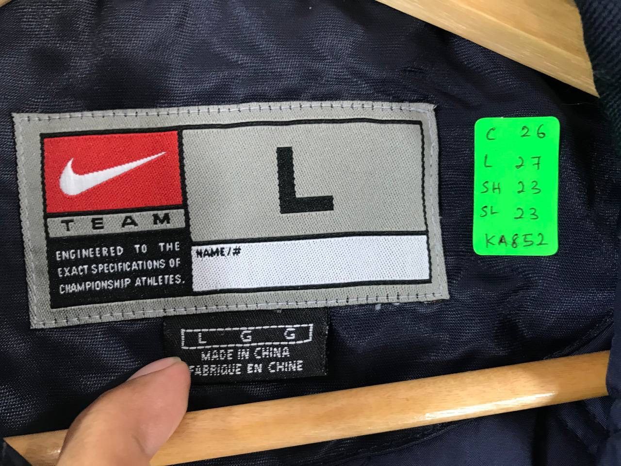 Japanese Brand × Nike × Vintage Vintage Nike Shinea Baseball Bomber Jacket Size US L / EU 52-54 / 3 - 4 Thumbnail