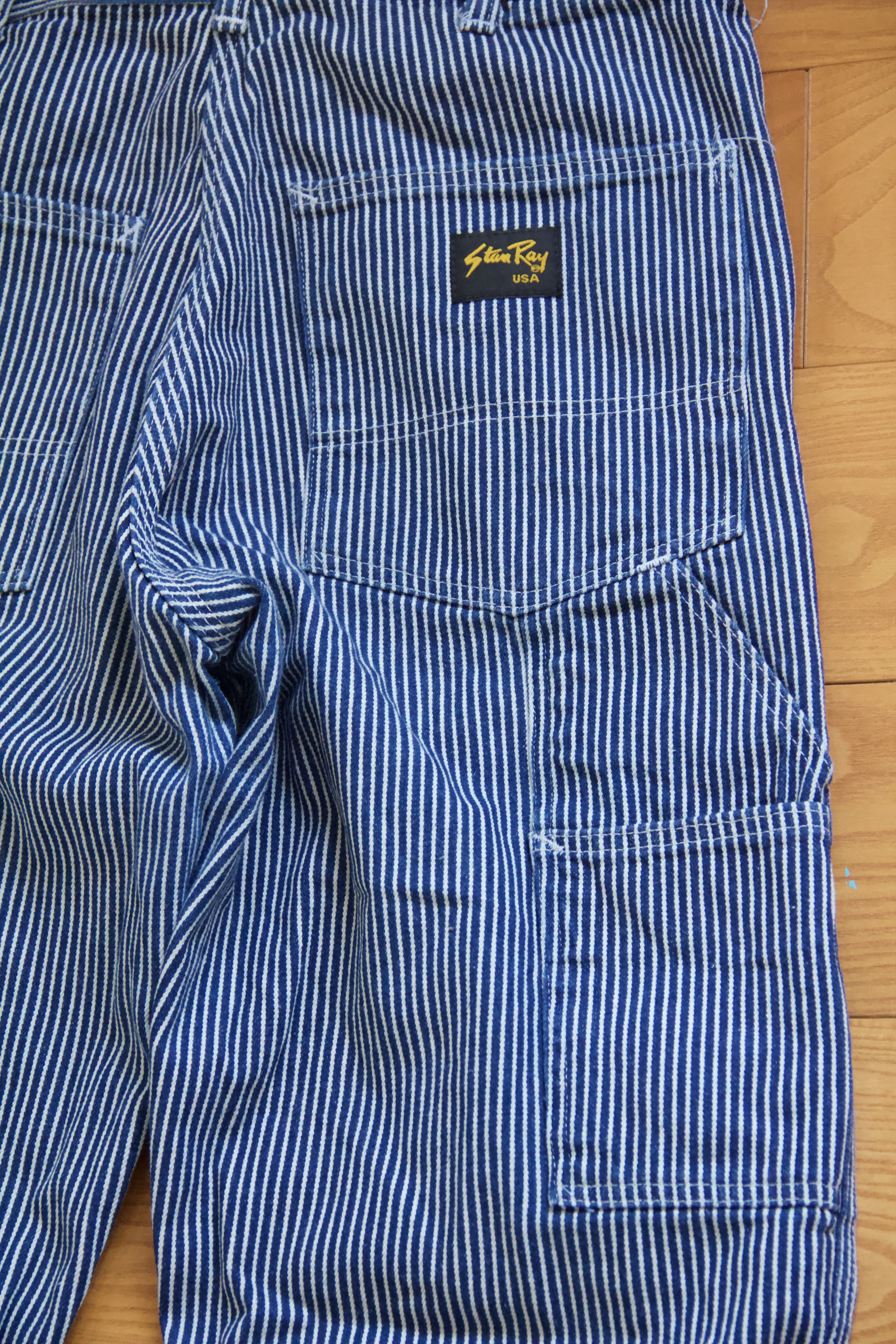 Stan Ray Stan Ray Railroad Stripe Cotton Carpenter Pant W US 32 Size 32" / US 10 / IT 46 - 1 Thumbnail