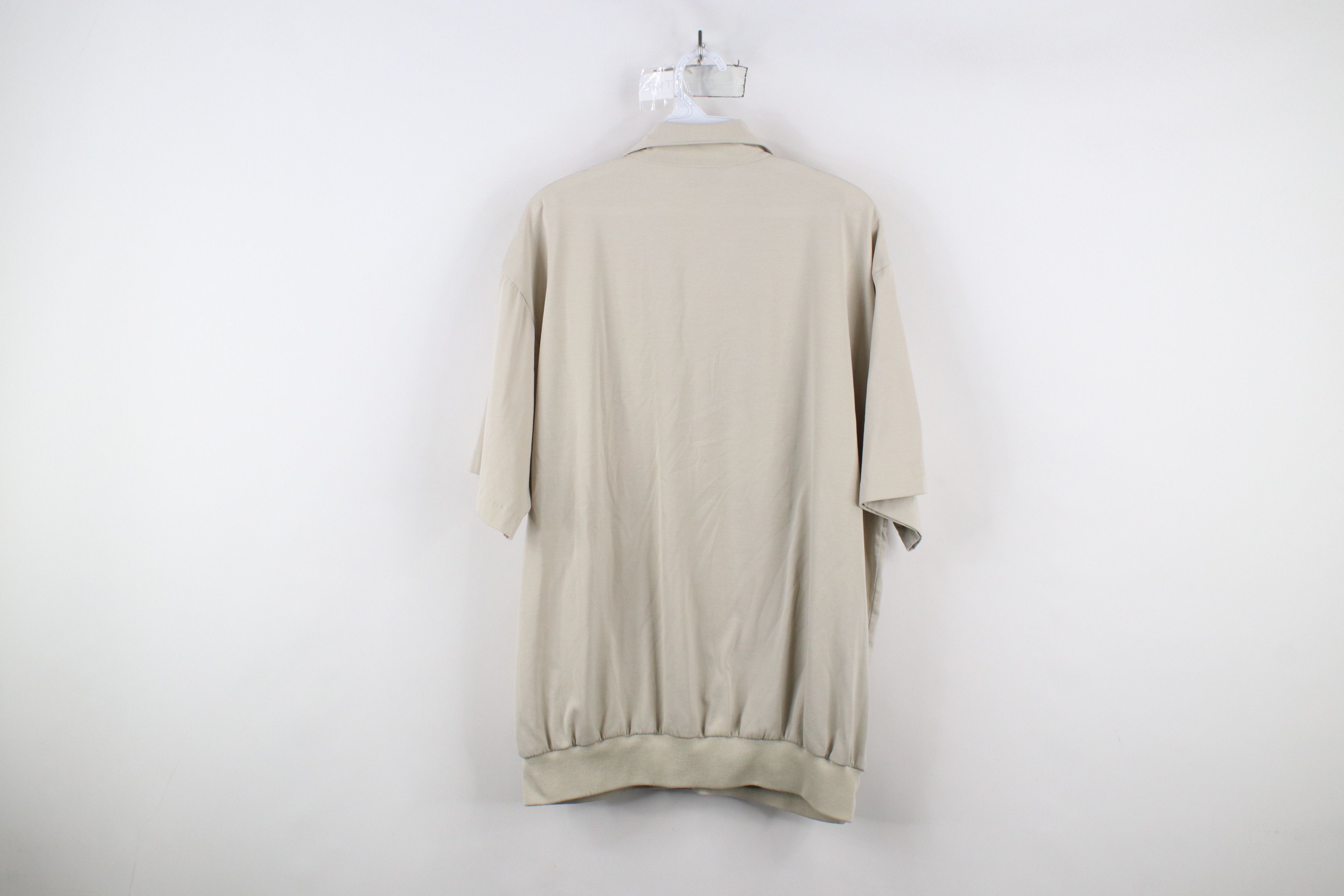 Vintage Vintage 90s Streetwear Ribbed Collared Pullover Polo Shirt Size US XL / EU 56 / 4 - 12 Thumbnail