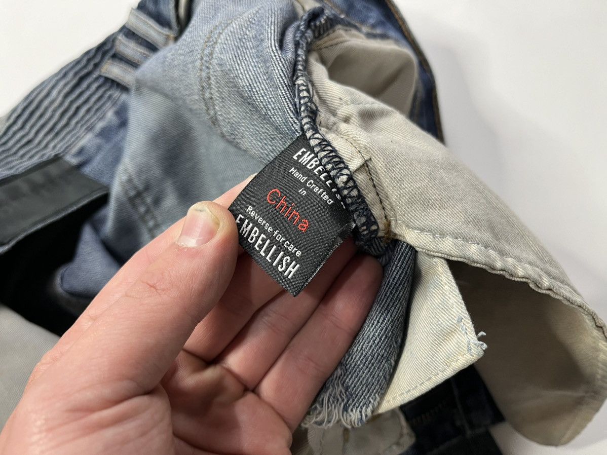 Embellish Embellish biker denim pant Size US 32 / EU 48 - 9 Thumbnail