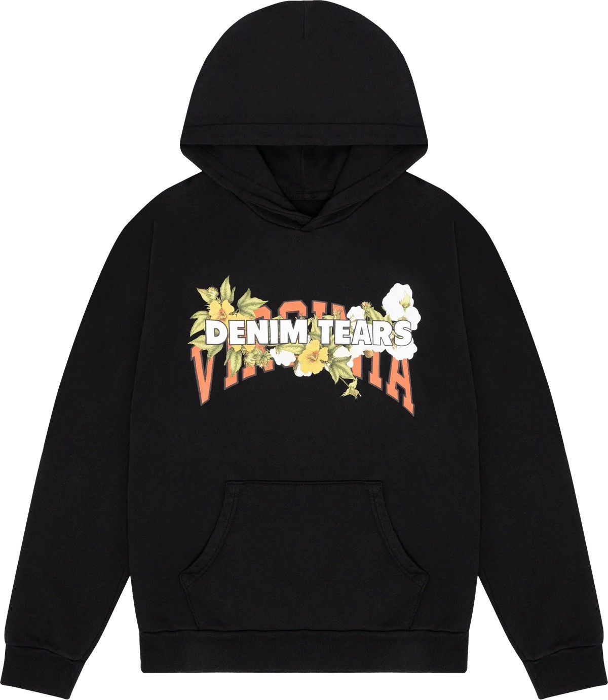 image of Denim Tears Hoodie Black, Men's (Size Large)