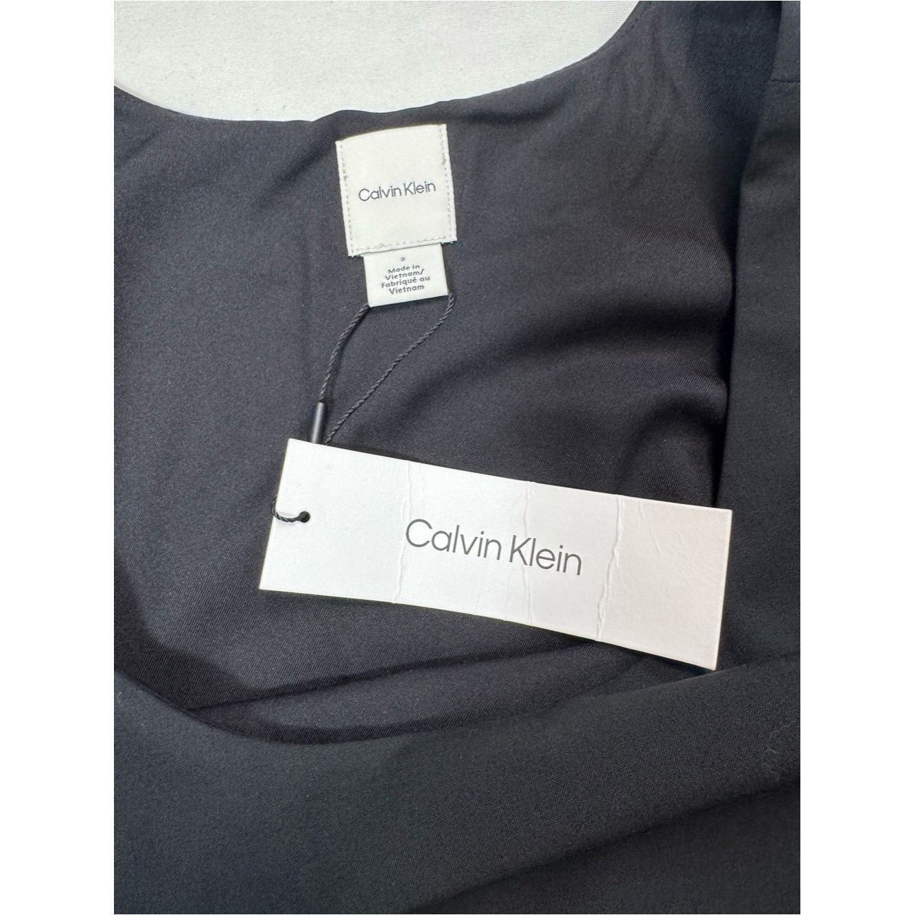 Calvin Klein NWT New $119 Calvin Klein Refined Stretch Mini Black Dress Size XS / US 0-2 / IT 36-38 - 7 Thumbnail