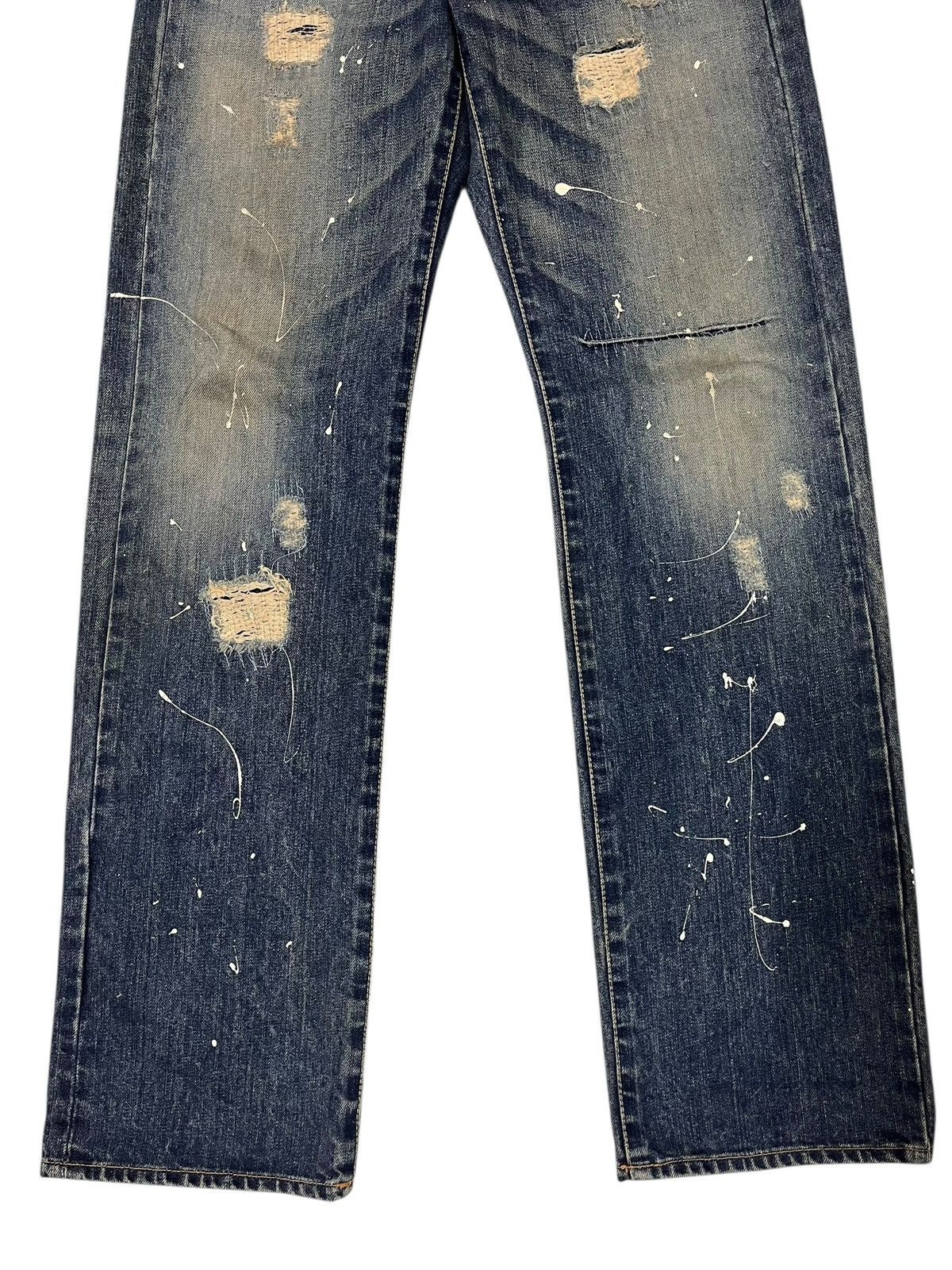 Takeo Kikuchi Japanese Brand Takeo Kikuchi Distressed Painter Jeans Size US 31 - 4 Thumbnail