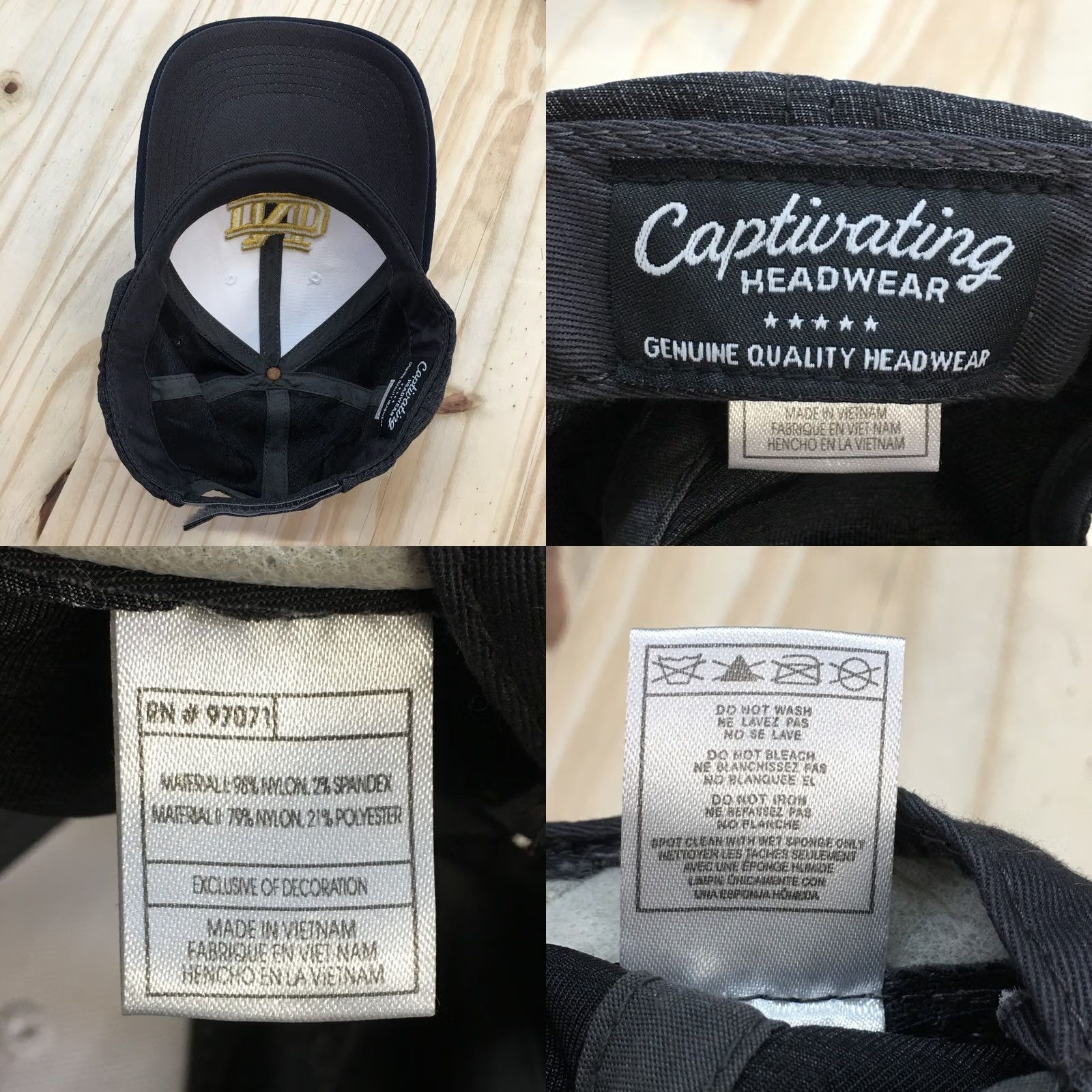 Vintage Notre Dame Fighting Irish Baseball Cap Hat Mens OS Multi Adjustable Embroidered Size ONE SIZE - 8 Thumbnail