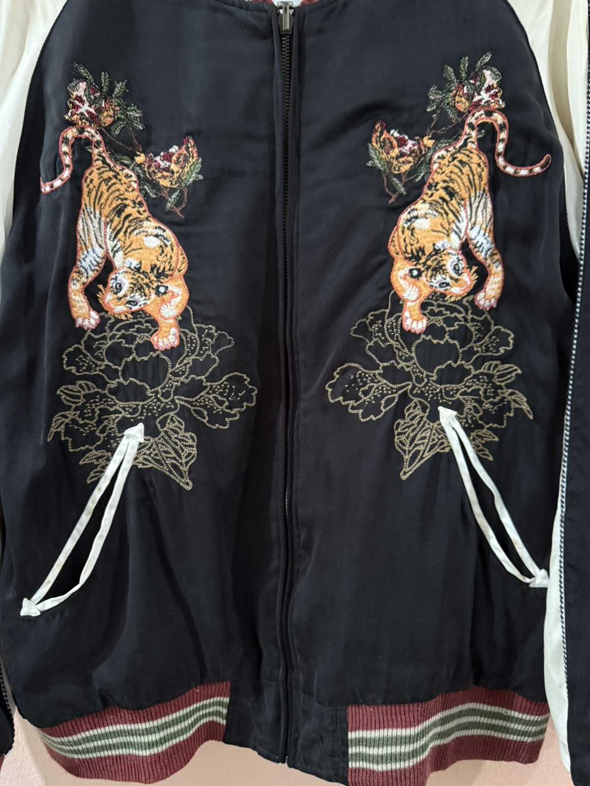 Japanese Brand Vintage Dorobo Nikki Kishimojin Reversible Sukajan Jacket Size US M / EU 48-50 / 2 - 5 Thumbnail