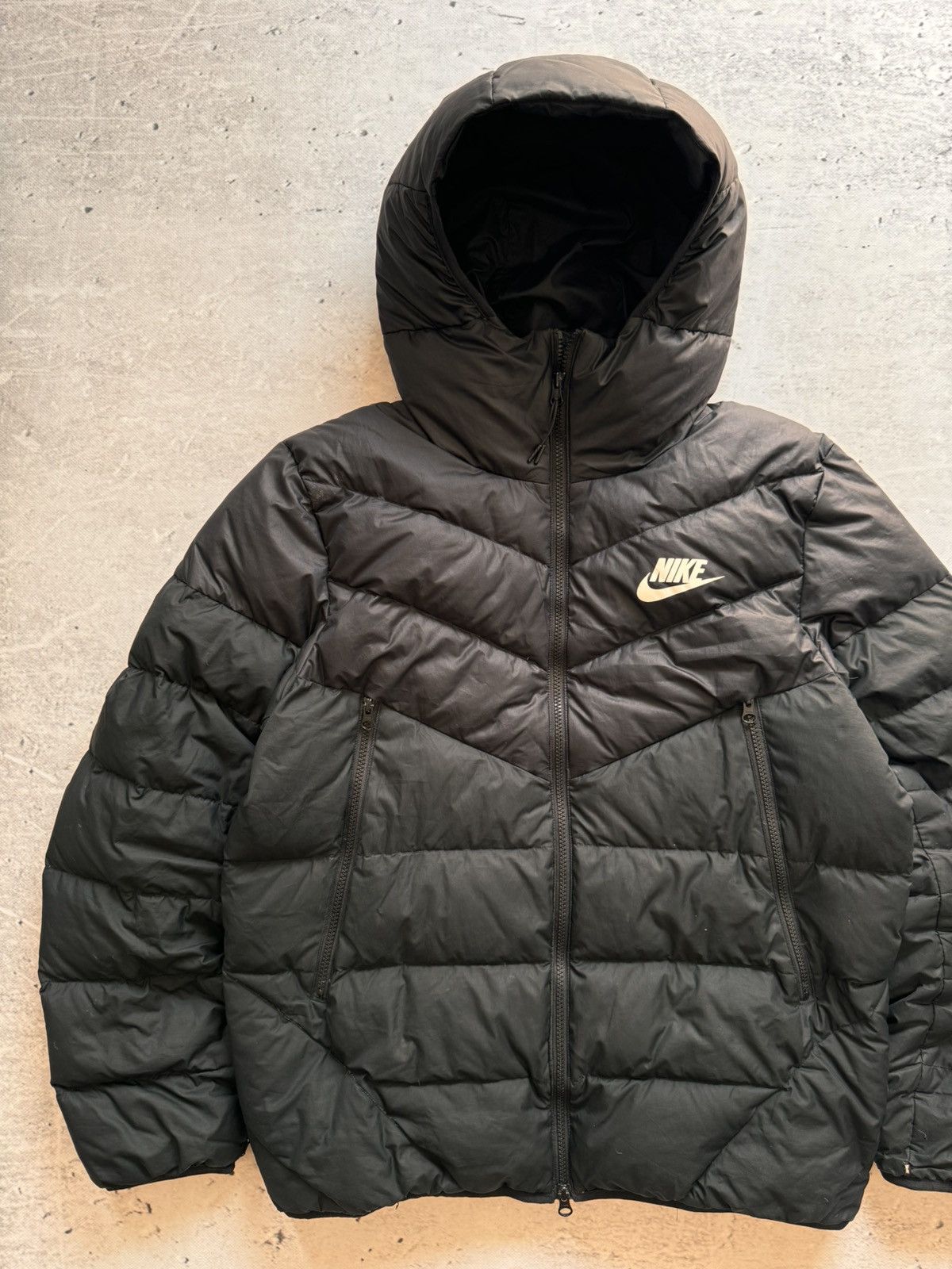 Nike × Nike ACG NIKE PUFFER DOWN BASIC LOGO OVERSIZE NYLON JACKET Size US L / EU 52-54 / 3 - 2 Thumbnail