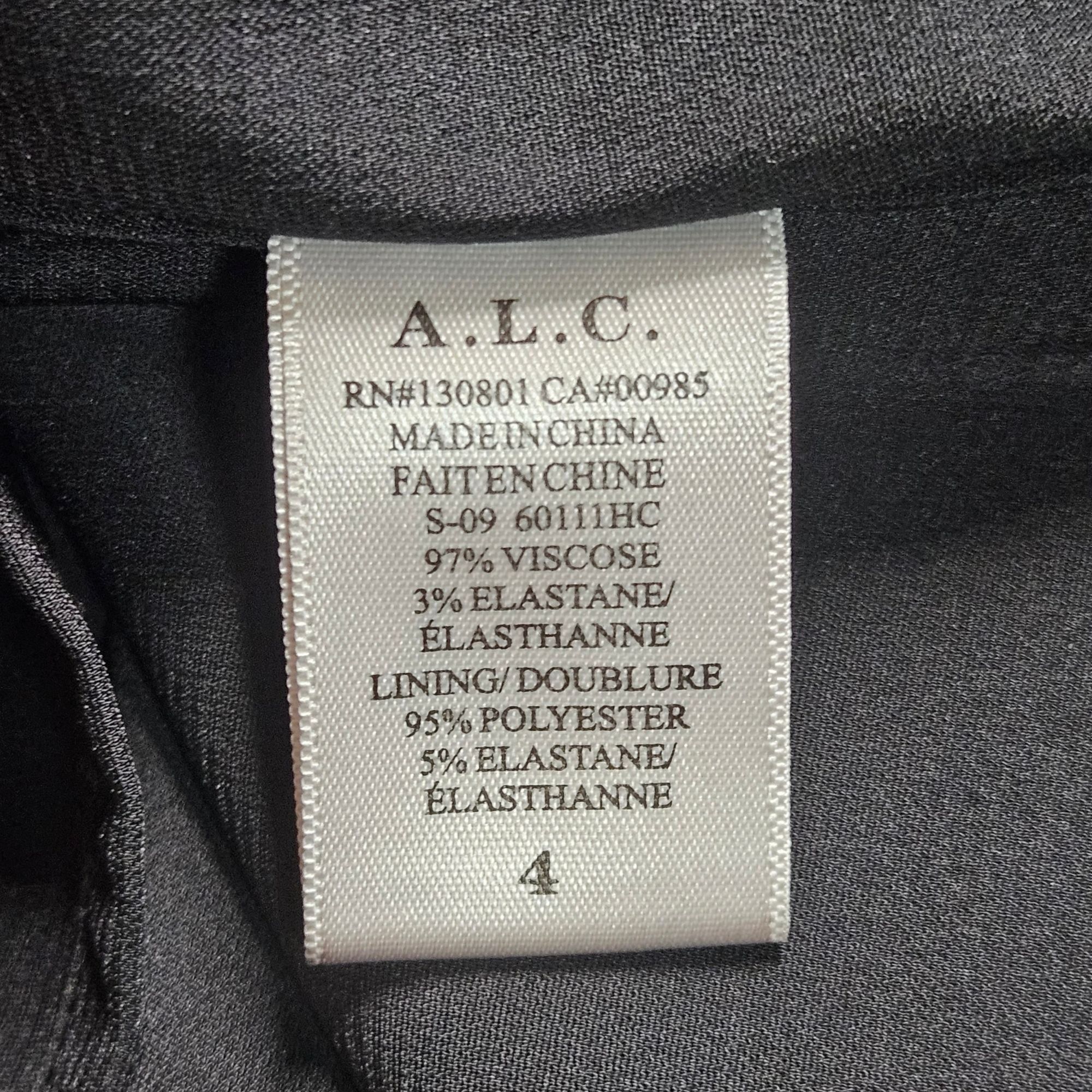 A.L.C. A.L.C. Clarence Black Ruffle Dress EUC Size S / US 4 / IT 40 - 11 Thumbnail