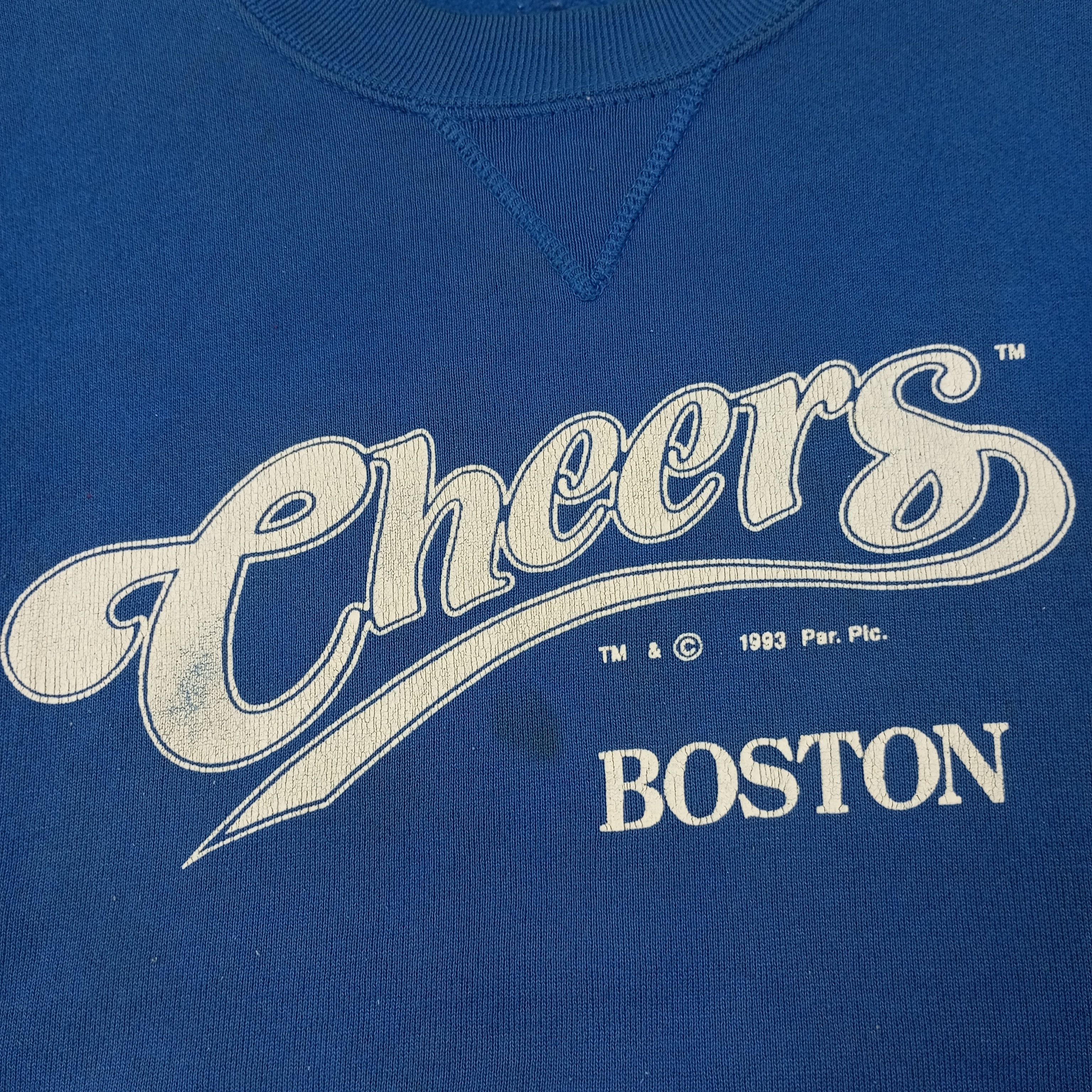 Vintage Cheers Boston Vintage Sweatshirt c237n16 Size US M / EU 48-50 / 2 - 2 Thumbnail