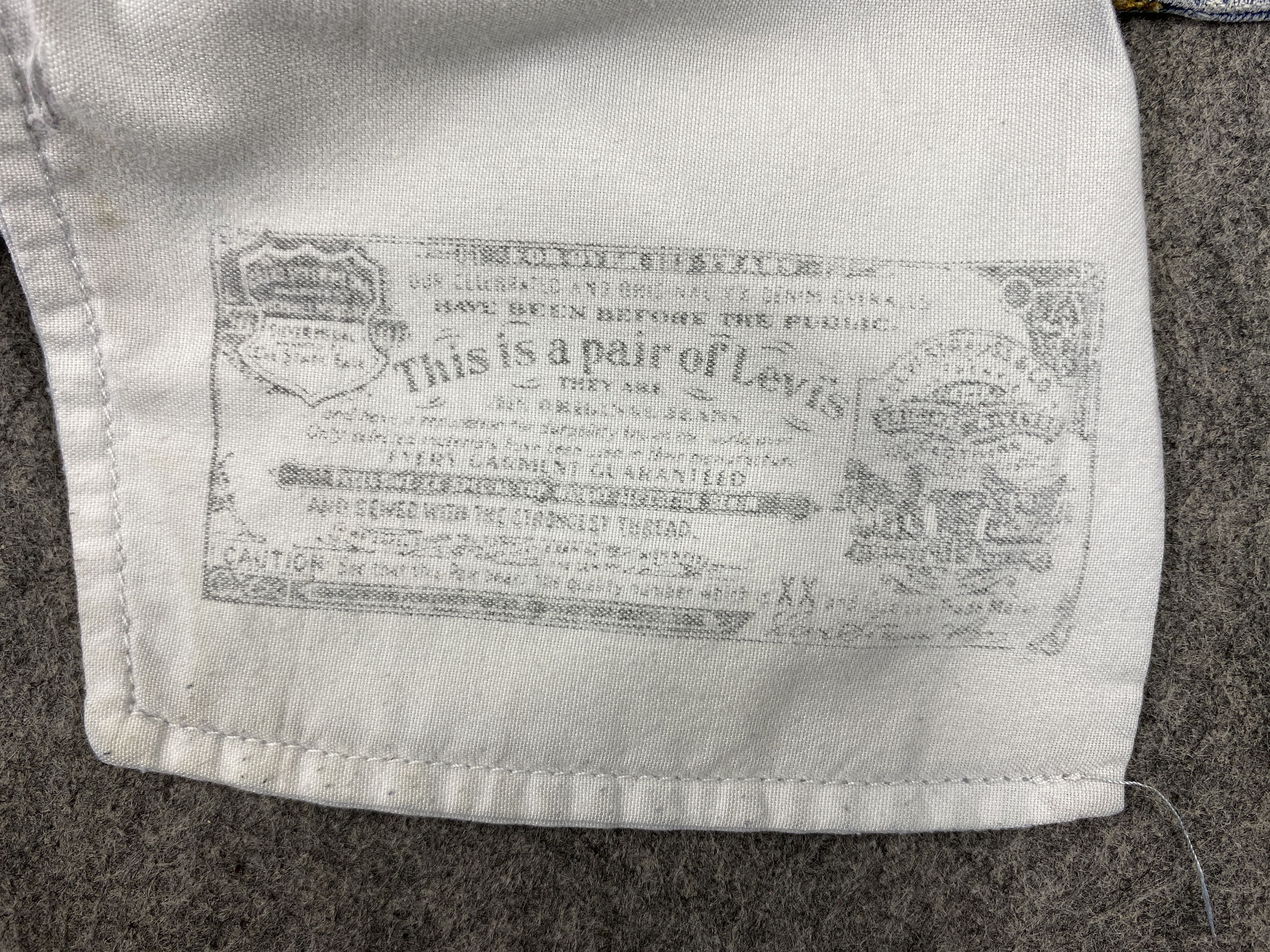 Levi's Distressed Blue Vintage Levi's 501 33x28.5 Denim -JN2435 Size US 33 - 10 Thumbnail
