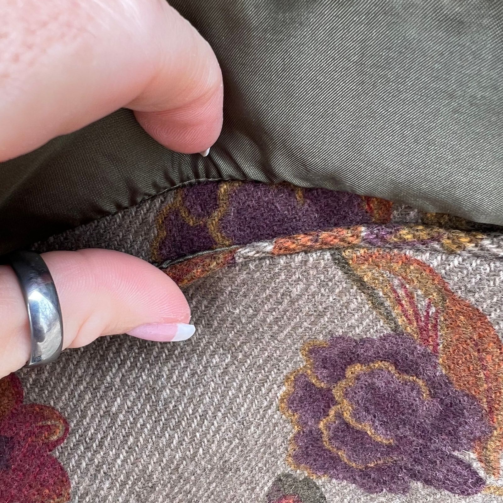 Pendleton Pendleton Green Floral Leaf Fall Wool Blazer Size 10 Size L / US 10 / IT 46 - 7 Thumbnail