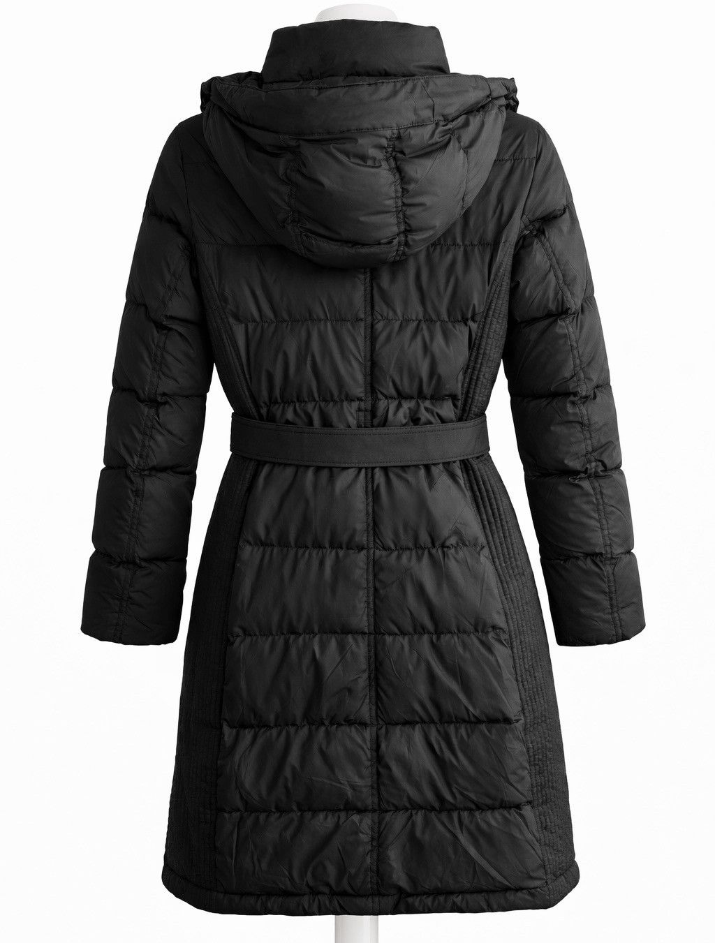 Burberry Burberry Black Belted Down Puffer Jacket w Hood S/P Size S / US 4 / IT 40 - 8 Thumbnail