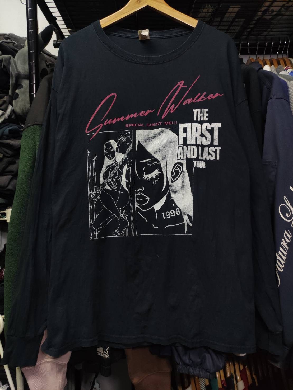 Rap Tees Summer Walker The First and Last Tour Promo L/S T-Shirts Size US XL / EU 56 / 4 - 3 Thumbnail