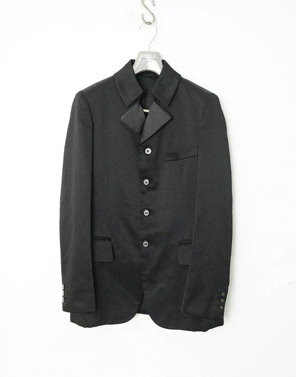 Comme des Garcons Comme des Garçons Jacquard Panel Collar Jacket Size US S / EU 44-46 / 1 - 1 Thumbnail